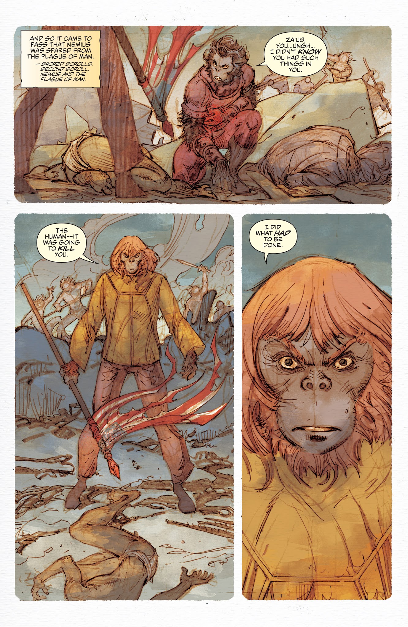 Read online Planet of the Apes: Ursus comic -  Issue #5 - 16