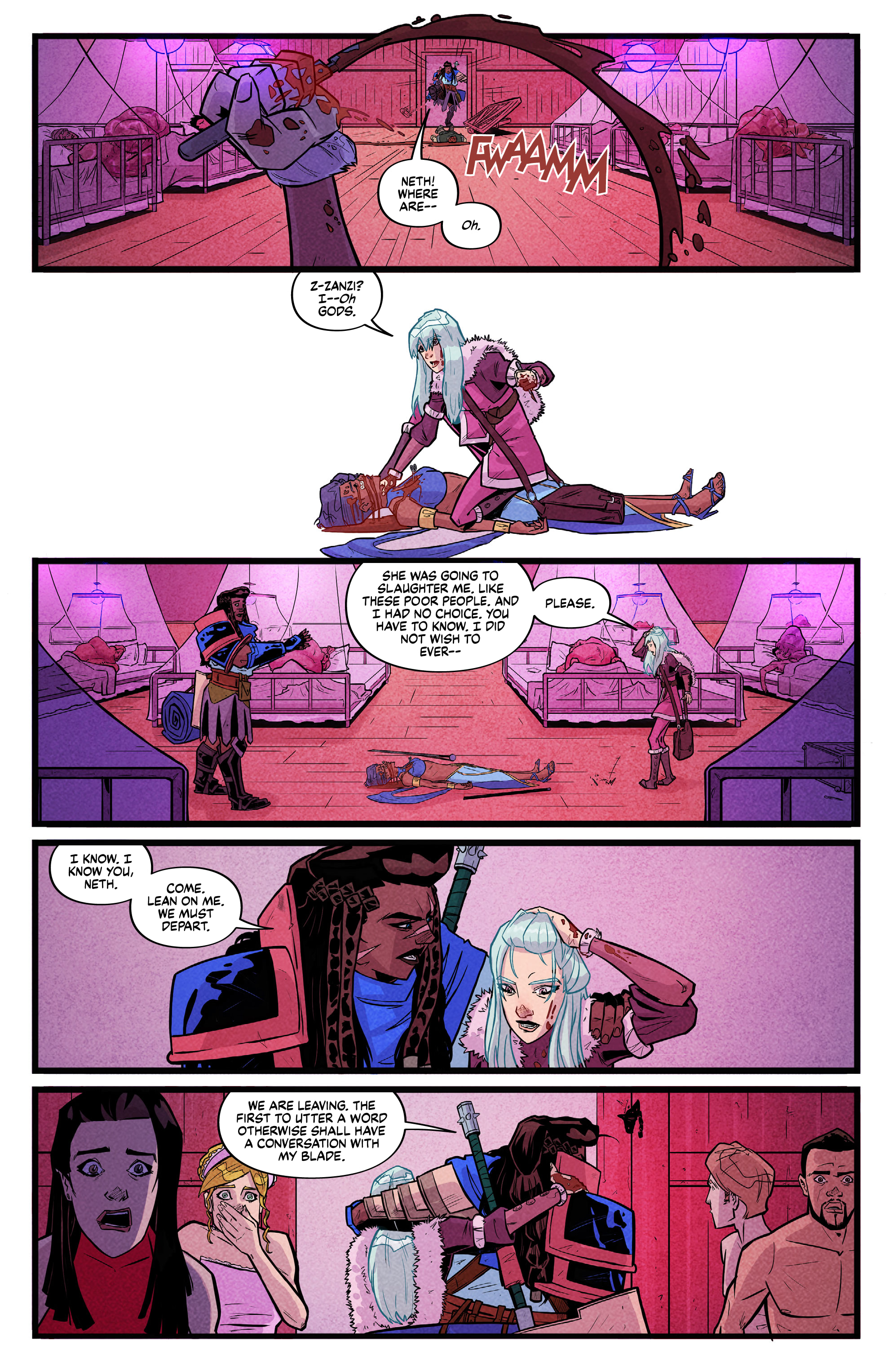Read online Godfell comic -  Issue #3 - 23