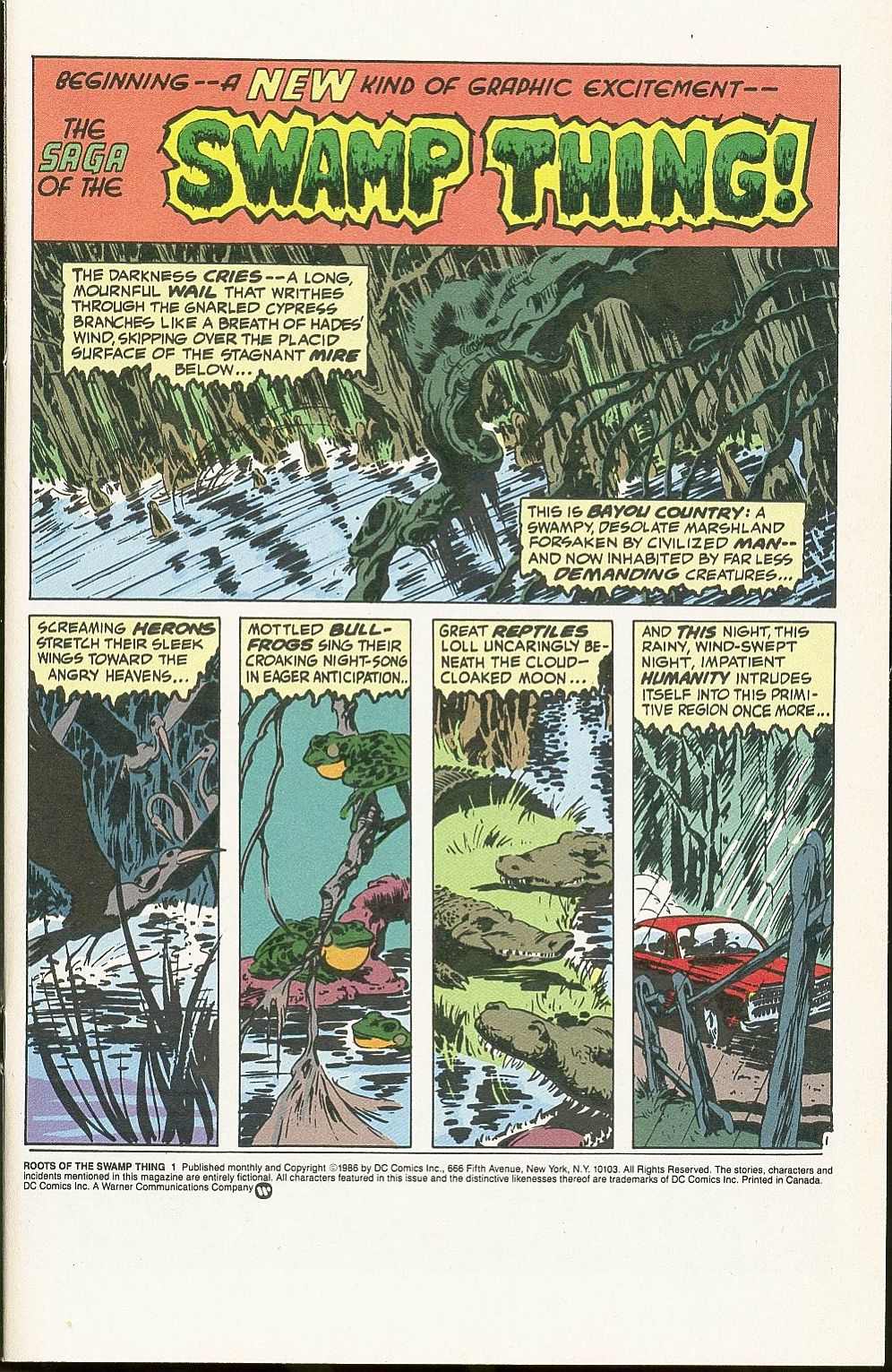 Read online Roots of the Swamp Thing comic -  Issue #1 - 3