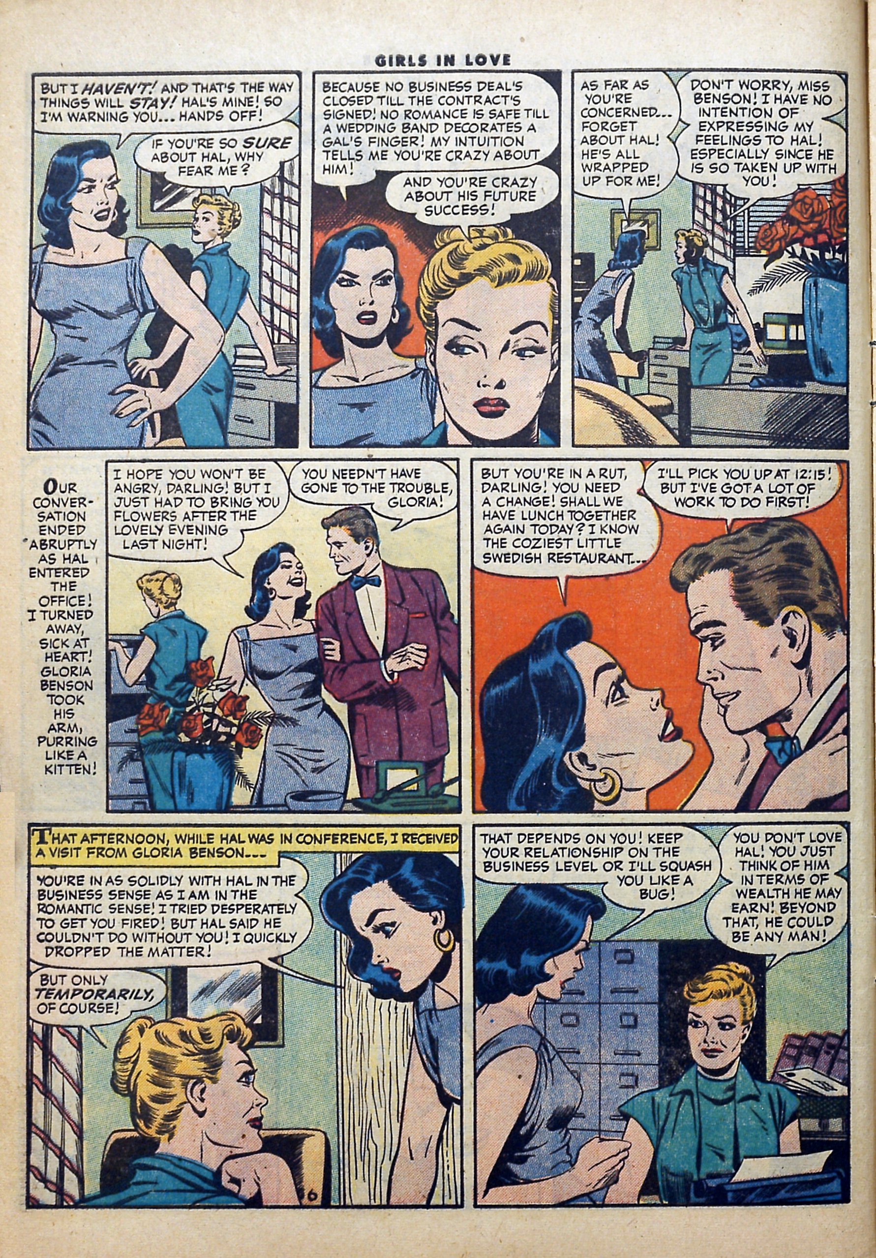 Read online Girls in Love (1955) comic -  Issue #57 - 8