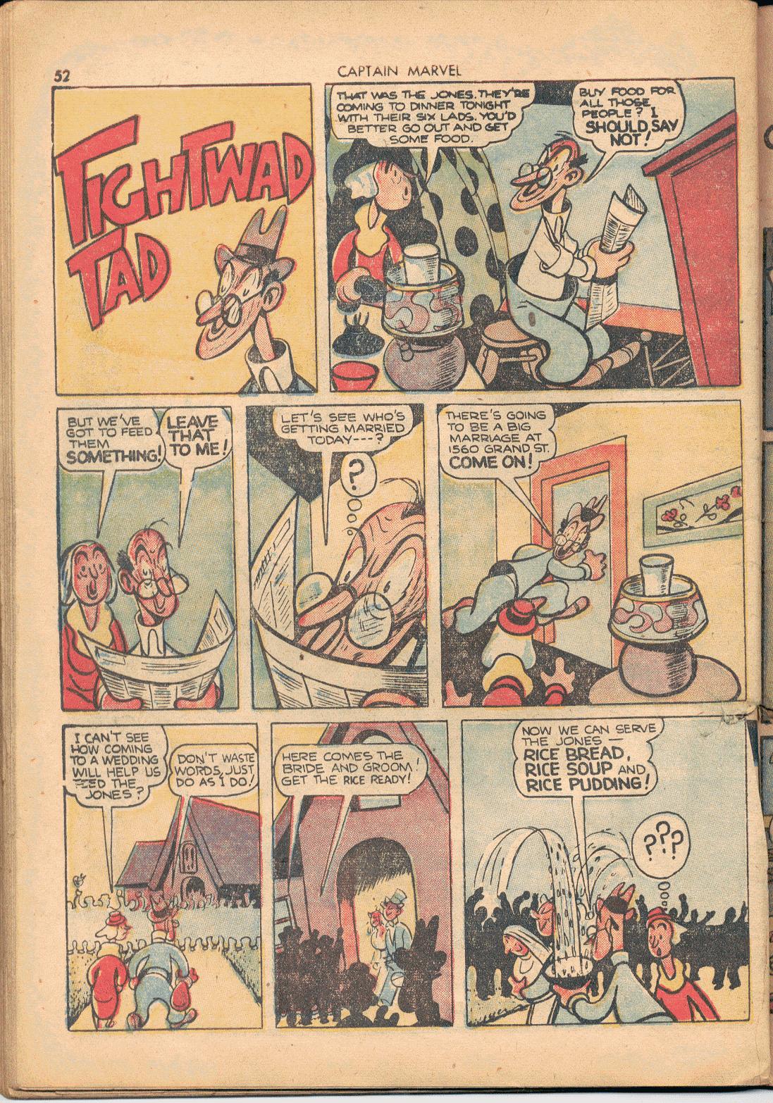 Read online Captain Marvel Adventures comic -  Issue #54 - 52