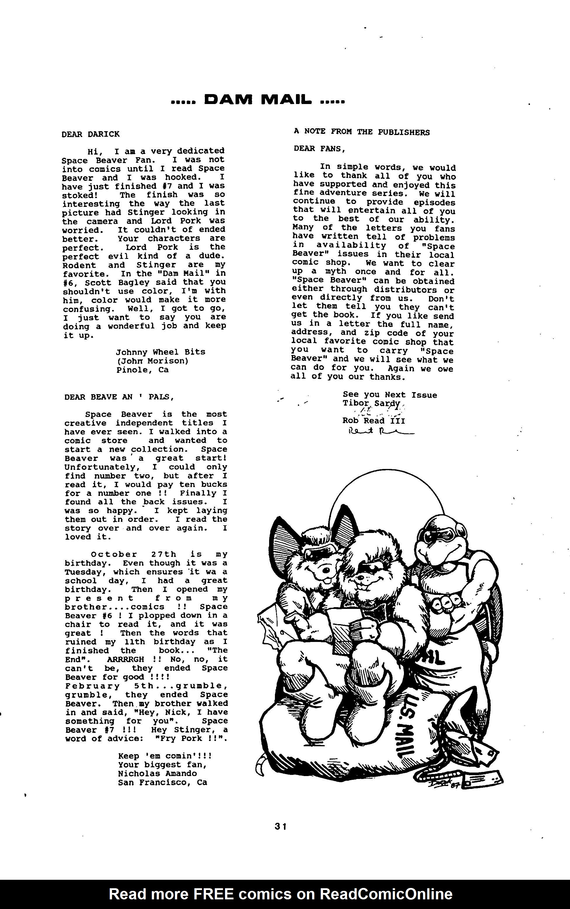 Read online Space Beaver comic -  Issue #8 - 33