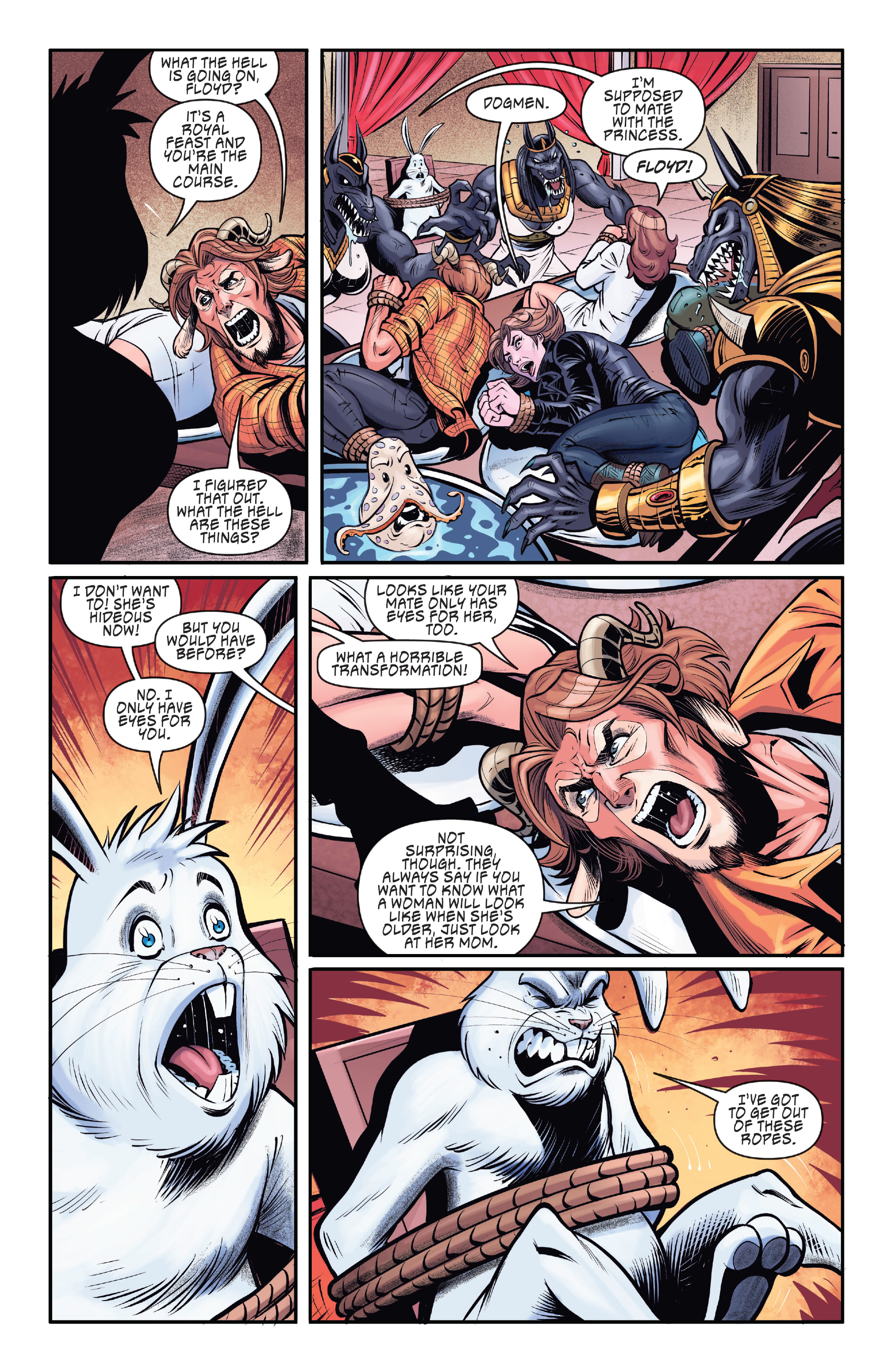 Read online Man Goat & the Bunnyman: Green Eggs & Blam comic -  Issue #3 - 14