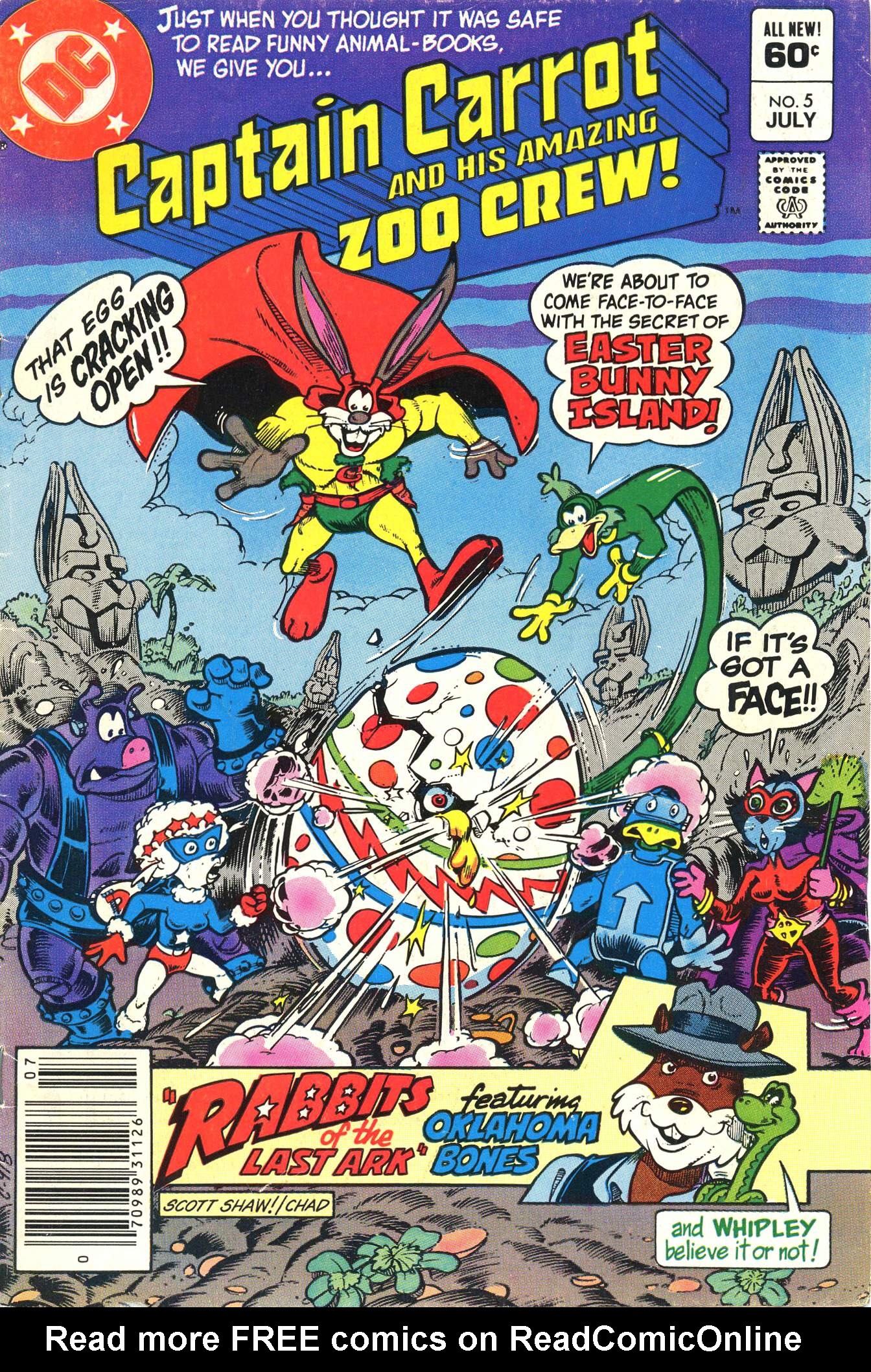 Read online Captain Carrot and His Amazing Zoo Crew! comic -  Issue #5 - 1
