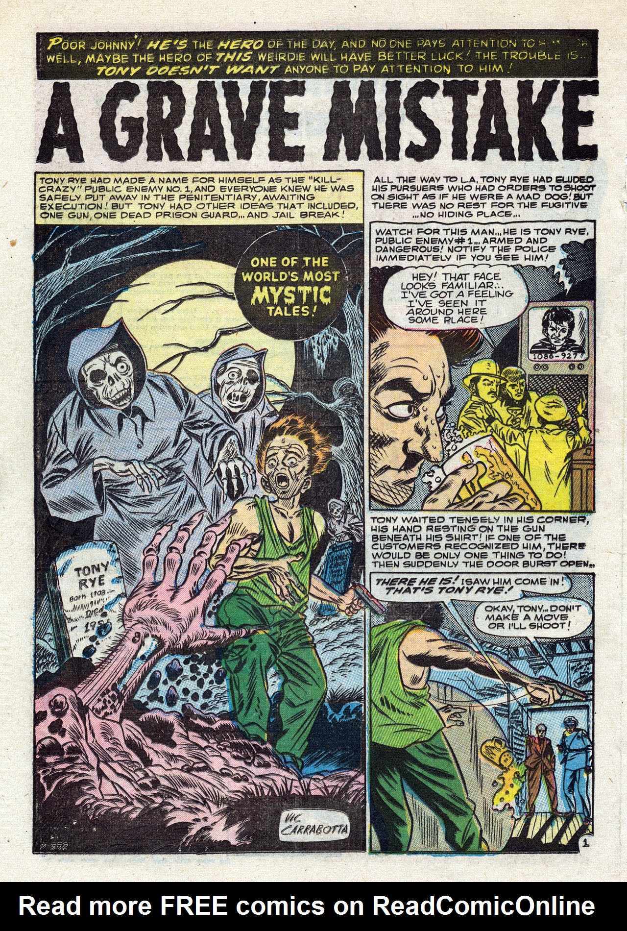 Read online Mystic (1951) comic -  Issue #27 - 20