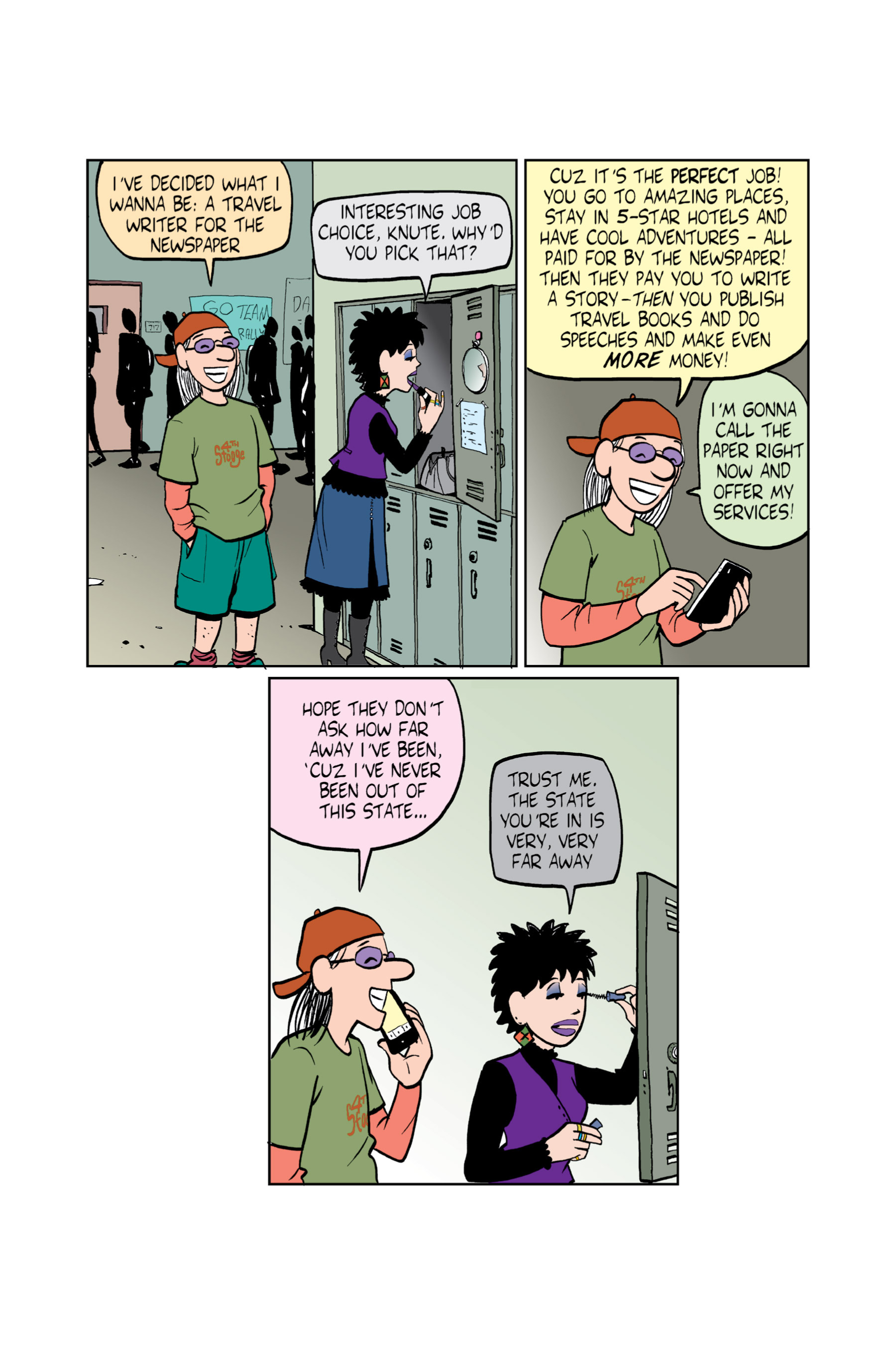 Read online Luann: Stress   Hormones = High School comic -  Issue # TPB - 3
