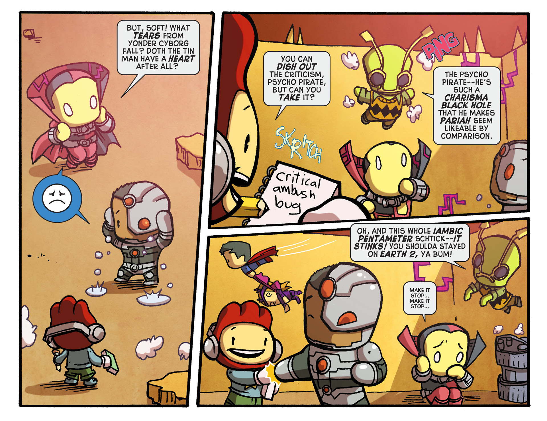 Read online Scribblenauts Unmasked: A Crisis of Imagination comic -  Issue #14 - 15