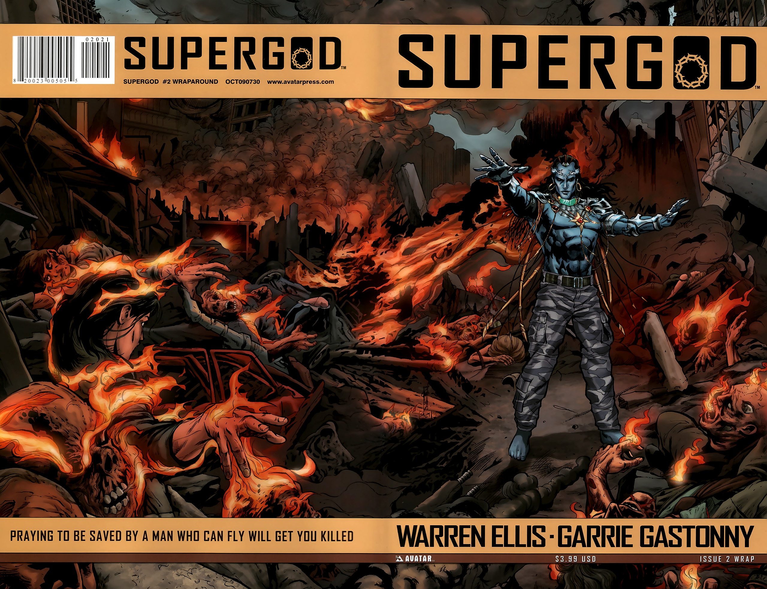 Read online Warren Ellis' Supergod comic -  Issue #2 - 2