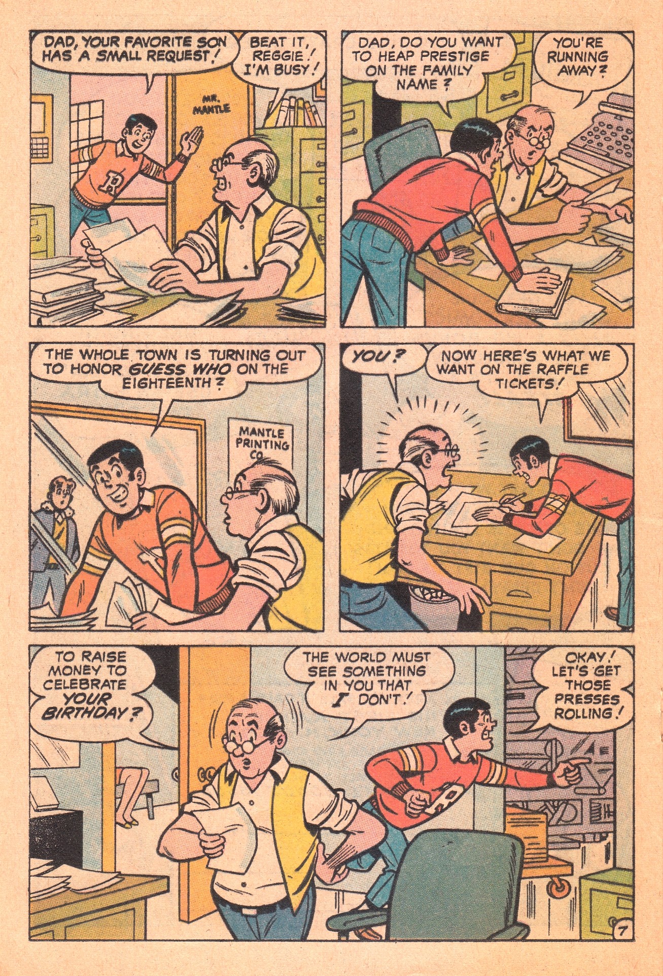 Read online Reggie and Me (1966) comic -  Issue #34 - 20
