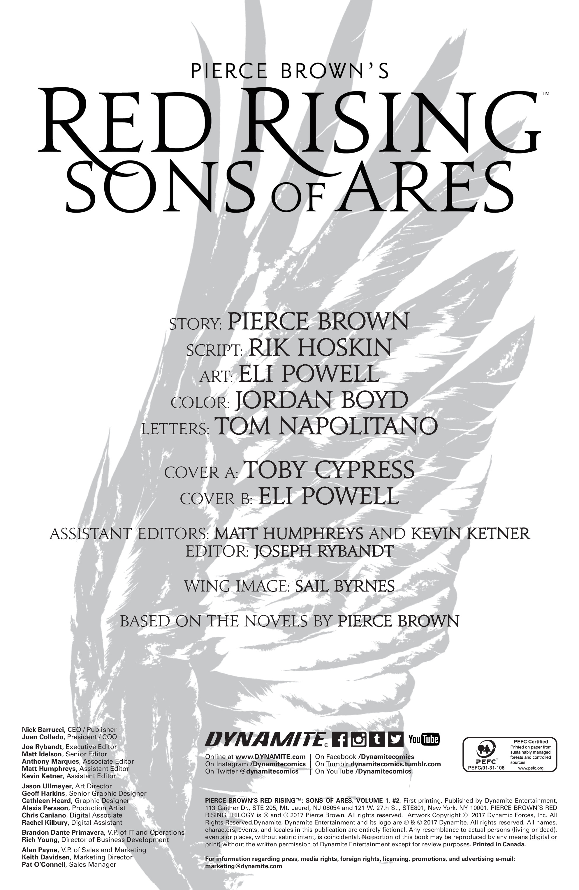 Read online Pierce Brown's Red Rising: Son Of Ares comic -  Issue #2 - 3