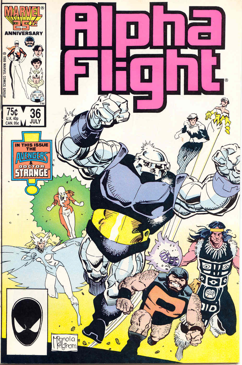 Read online Alpha Flight (1983) comic -  Issue #36 - 1