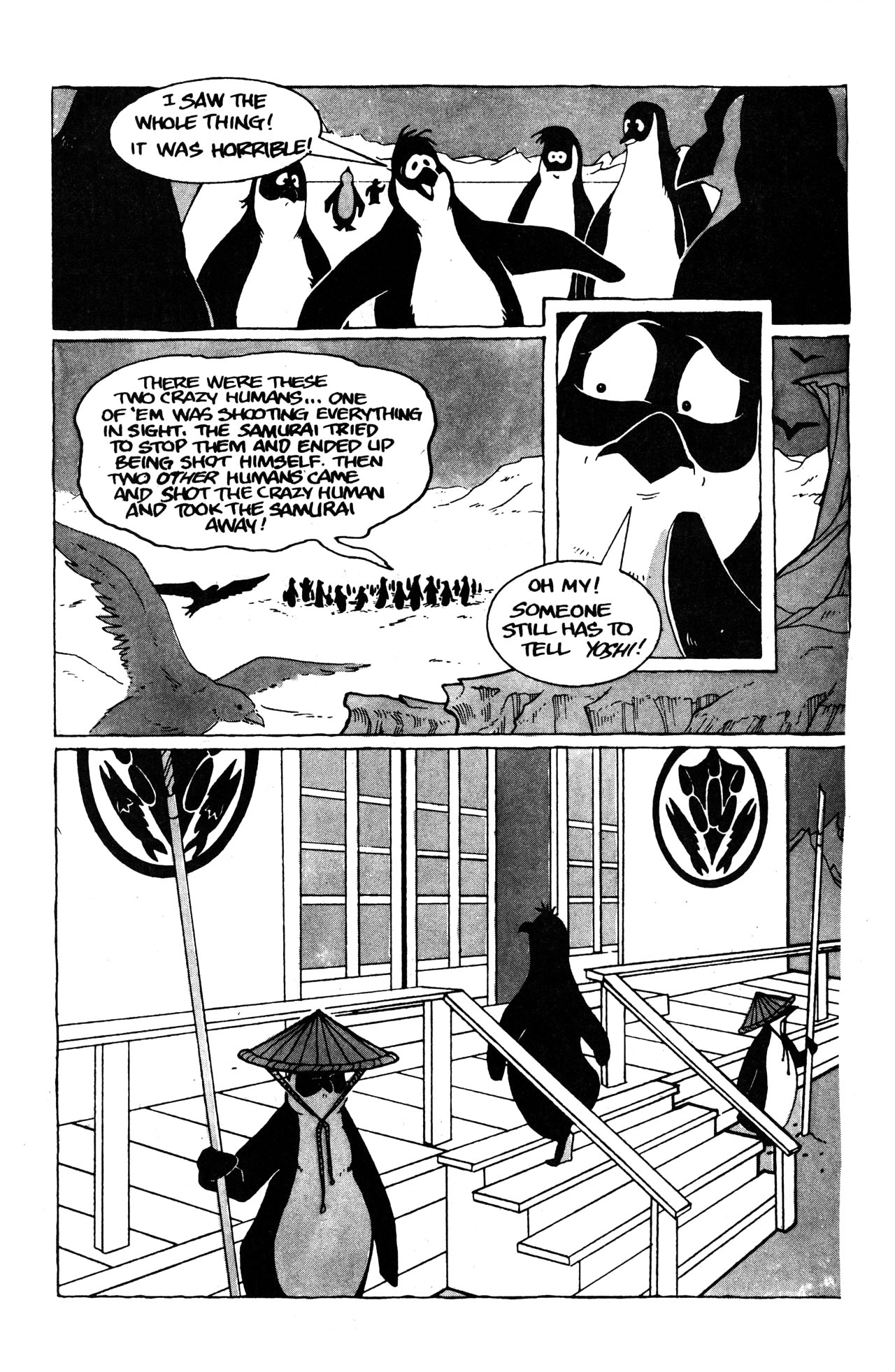 Read online Samurai Penguin comic -  Issue #5 - 6