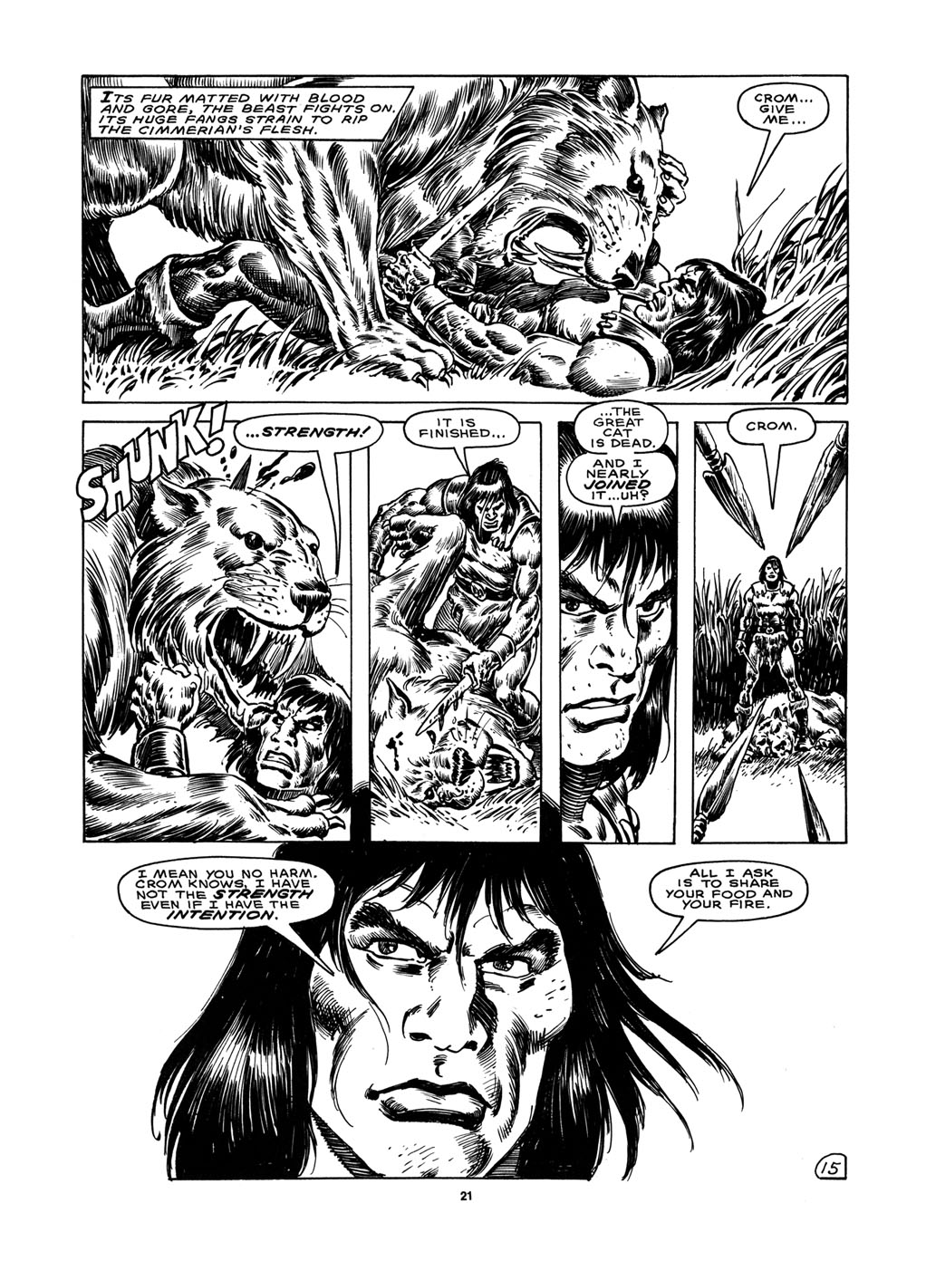 Read online The Savage Sword Of Conan comic -  Issue #151 - 19