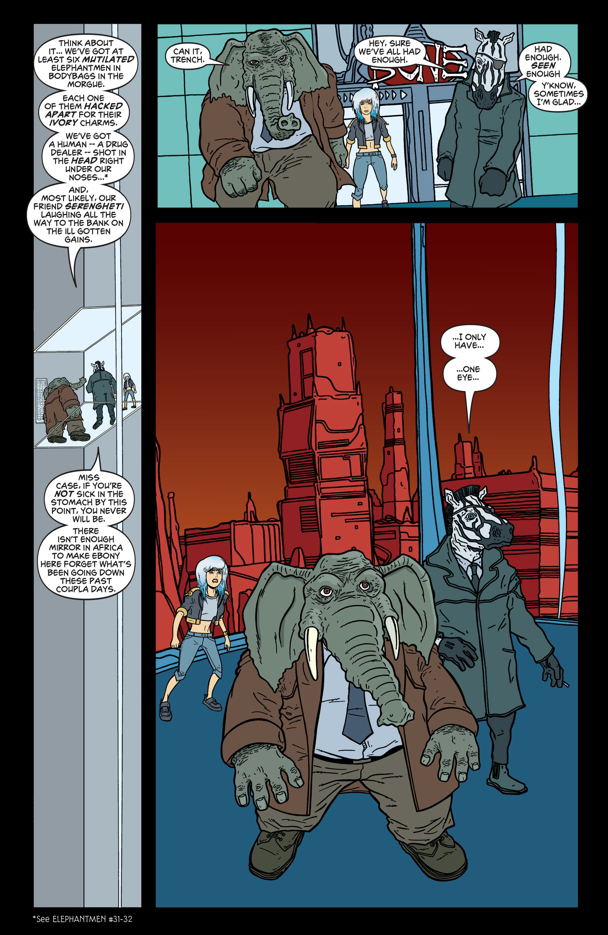 Read online Shaky Kane: Elephantmen & Monsters comic -  Issue # TPB - 8