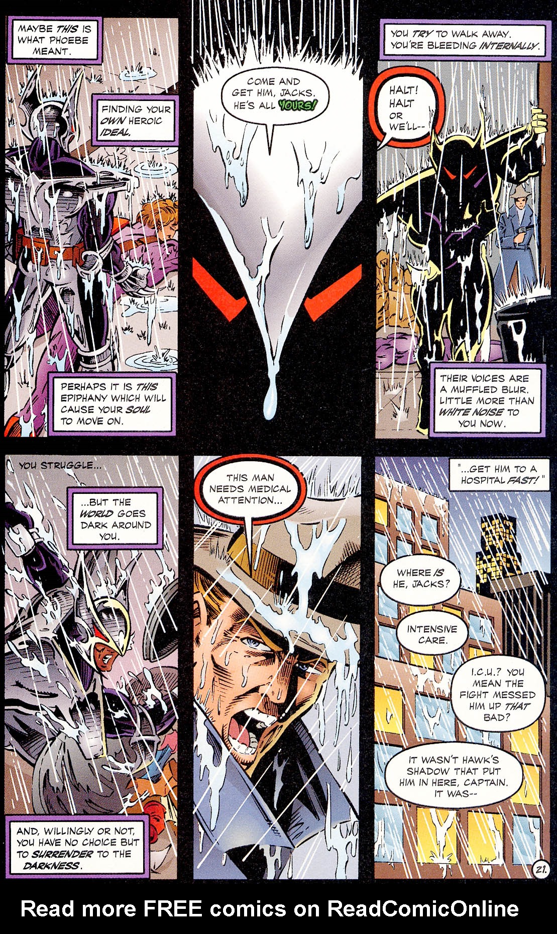 Read online ShadowHawk comic -  Issue #18 - 21
