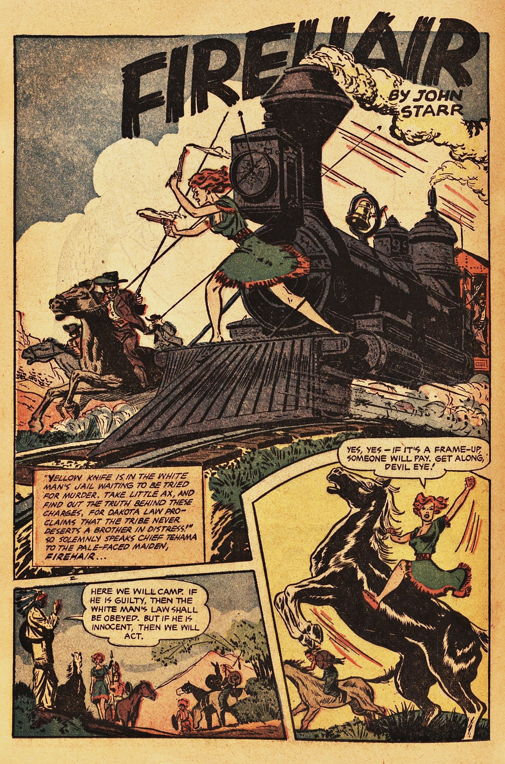 Read online Firehair (1951) comic -  Issue #11 - 24