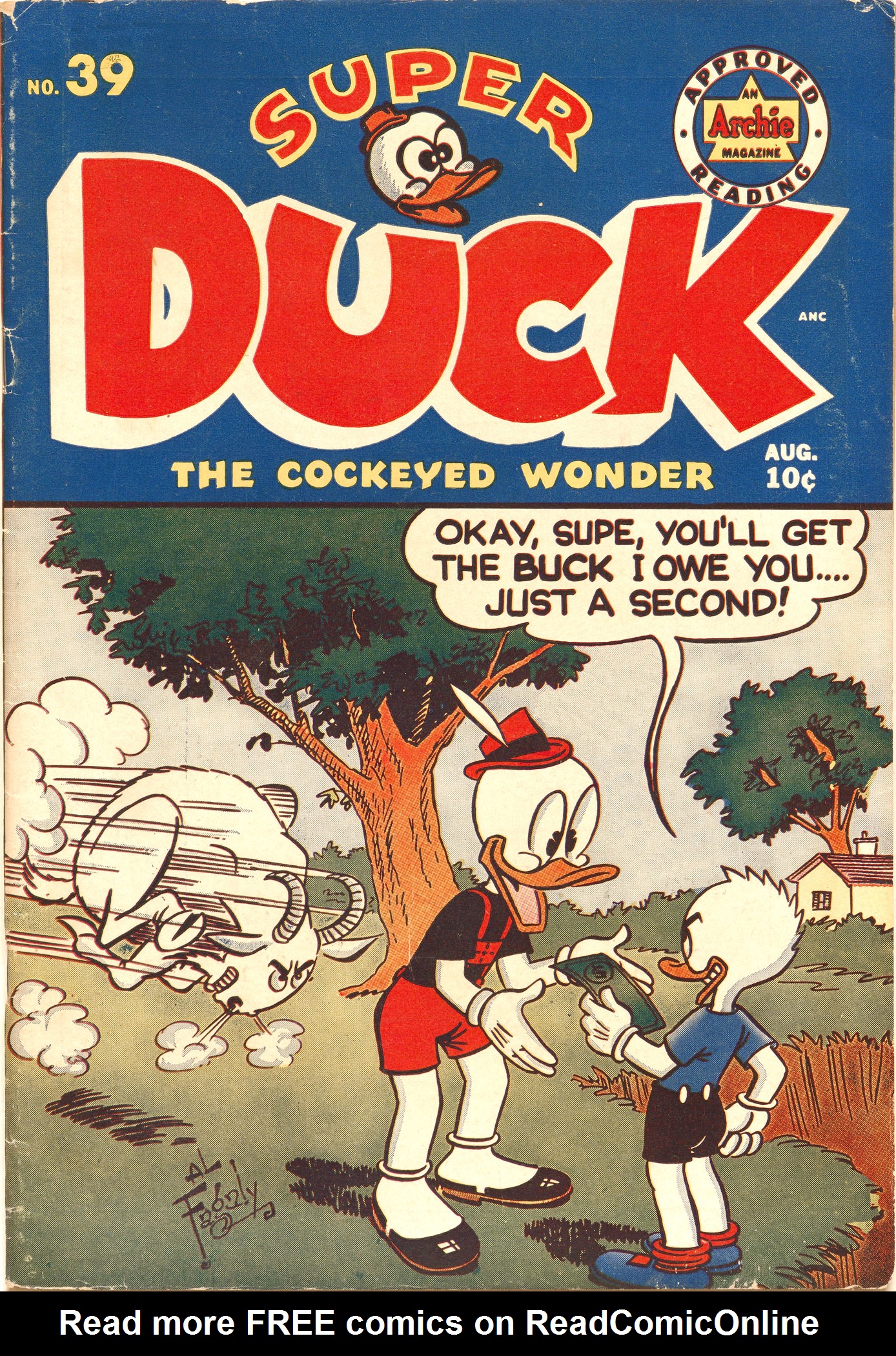 Read online Super Duck Comics comic -  Issue #39 - 1