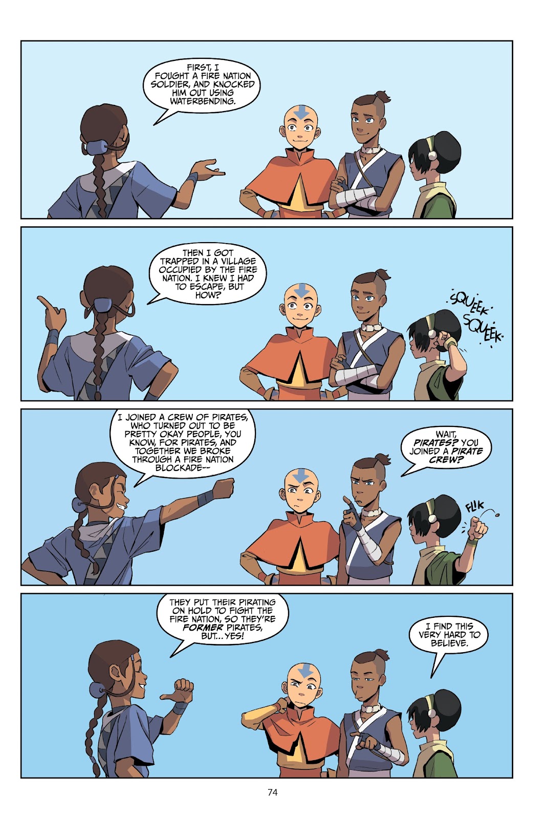 Avatar: The Last Airbender—Katara and the Pirate's Silver issue TPB - Page 74