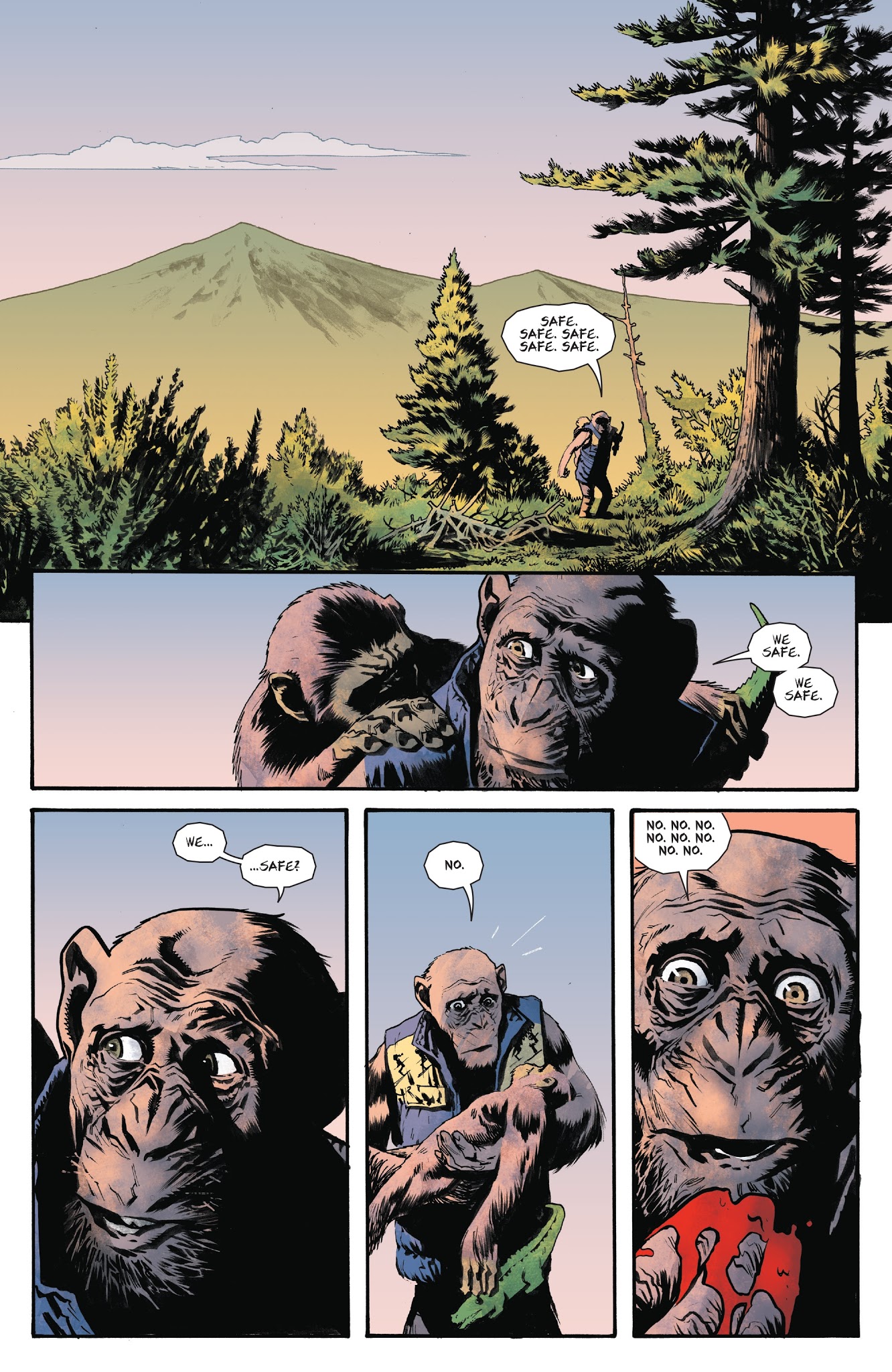 Read online War for the Planet of the Apes comic -  Issue #4 - 13