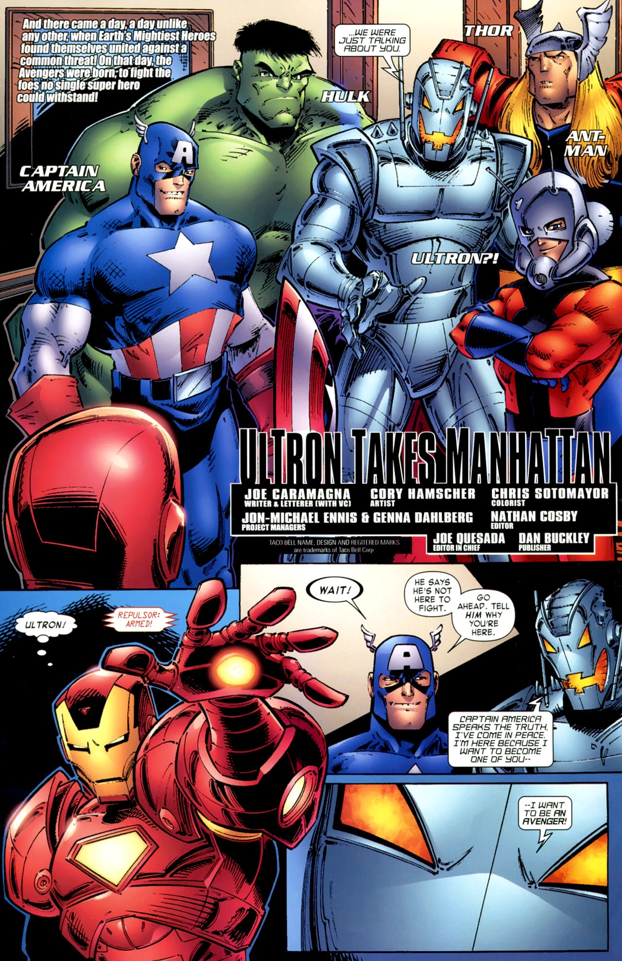 Read online Avengers [Taco Bell] comic -  Issue # Full - 4