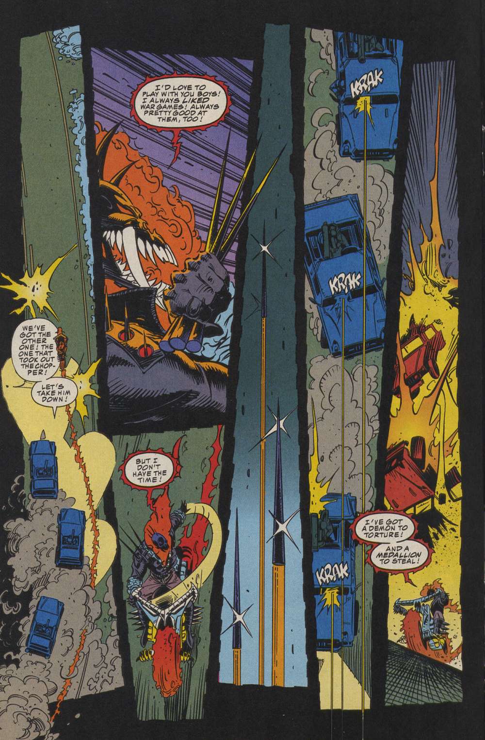 Read online Ghost Rider/Blaze: Spirits of Vengeance comic -  Issue #12 - 14