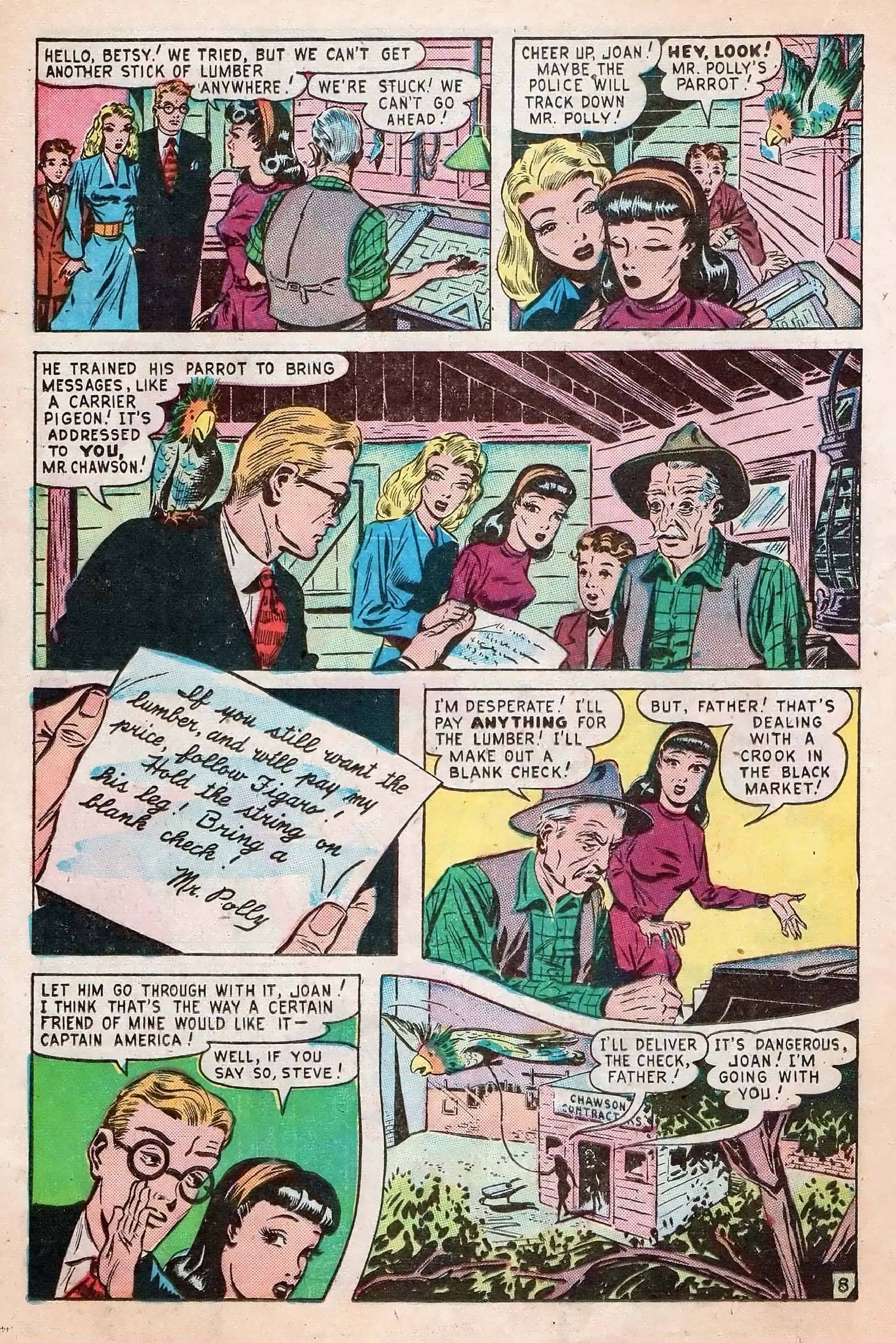 Read online Captain America Comics comic -  Issue #63 - 21