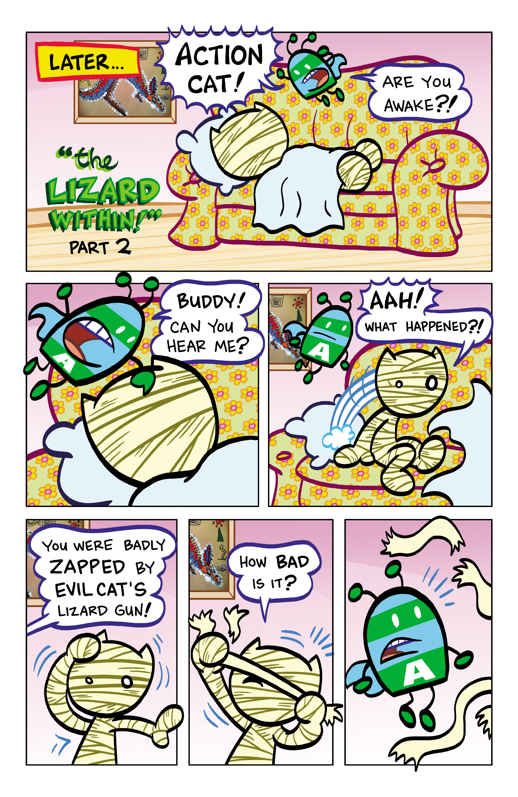 Read online Aw Yeah Comics: Action Cat & Adventure Bug comic -  Issue #1 - 16