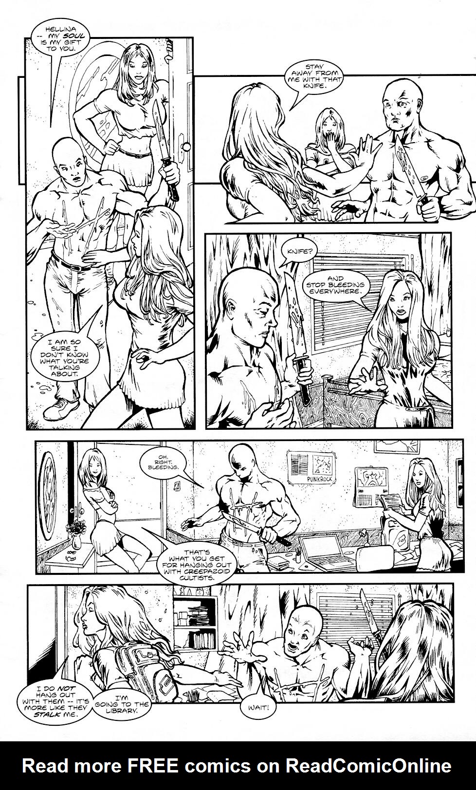 Read online Hellina: Seduction comic -  Issue #0.5 - 10