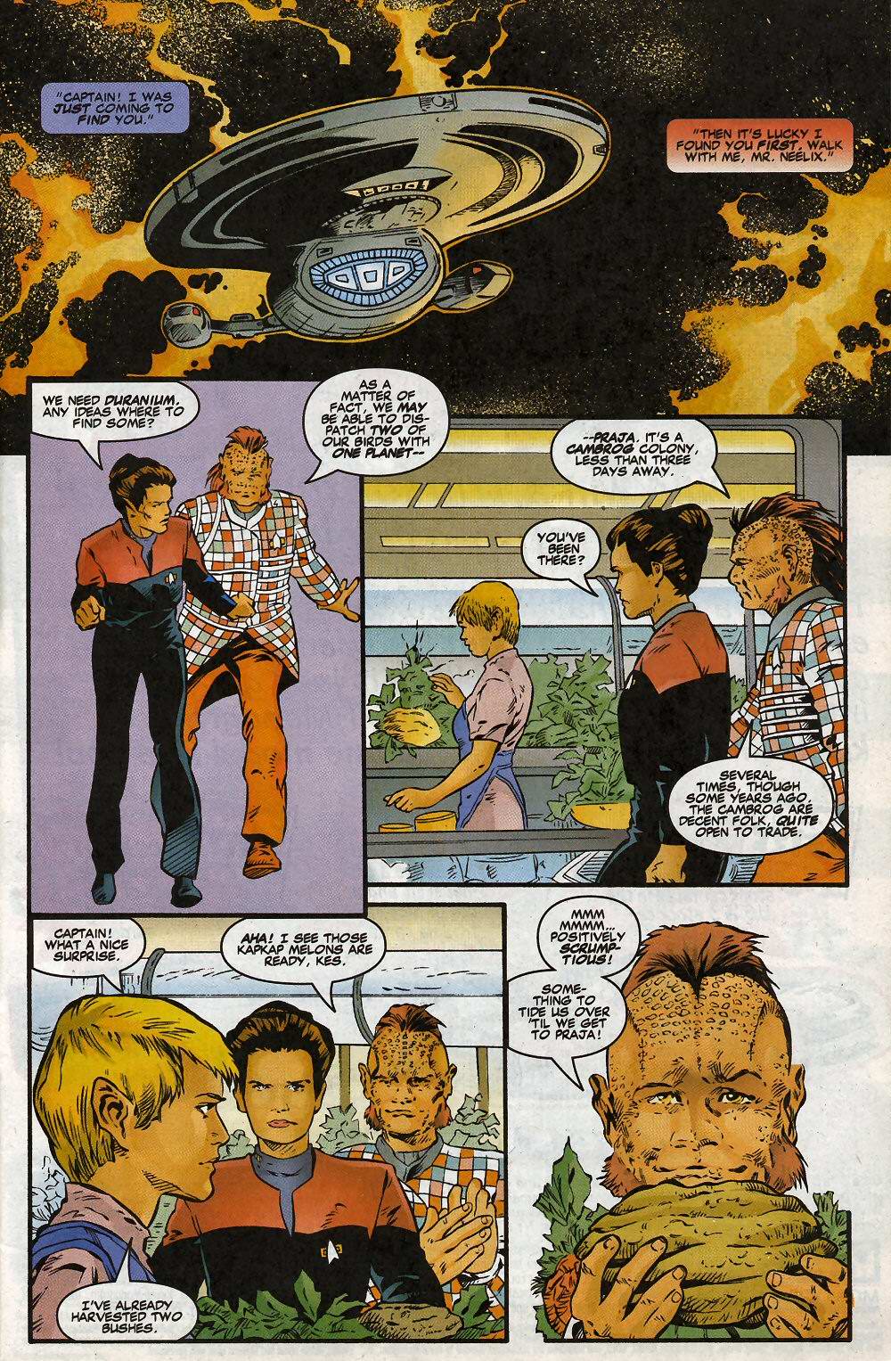 Read online Star Trek: Voyager comic -  Issue #4 - 7