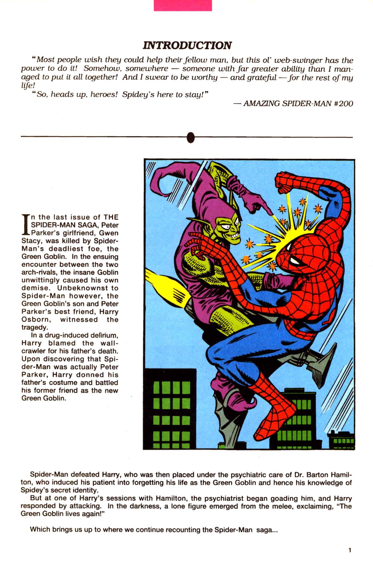 Read online Spider-Man Saga (1991) comic -  Issue #3 - 3