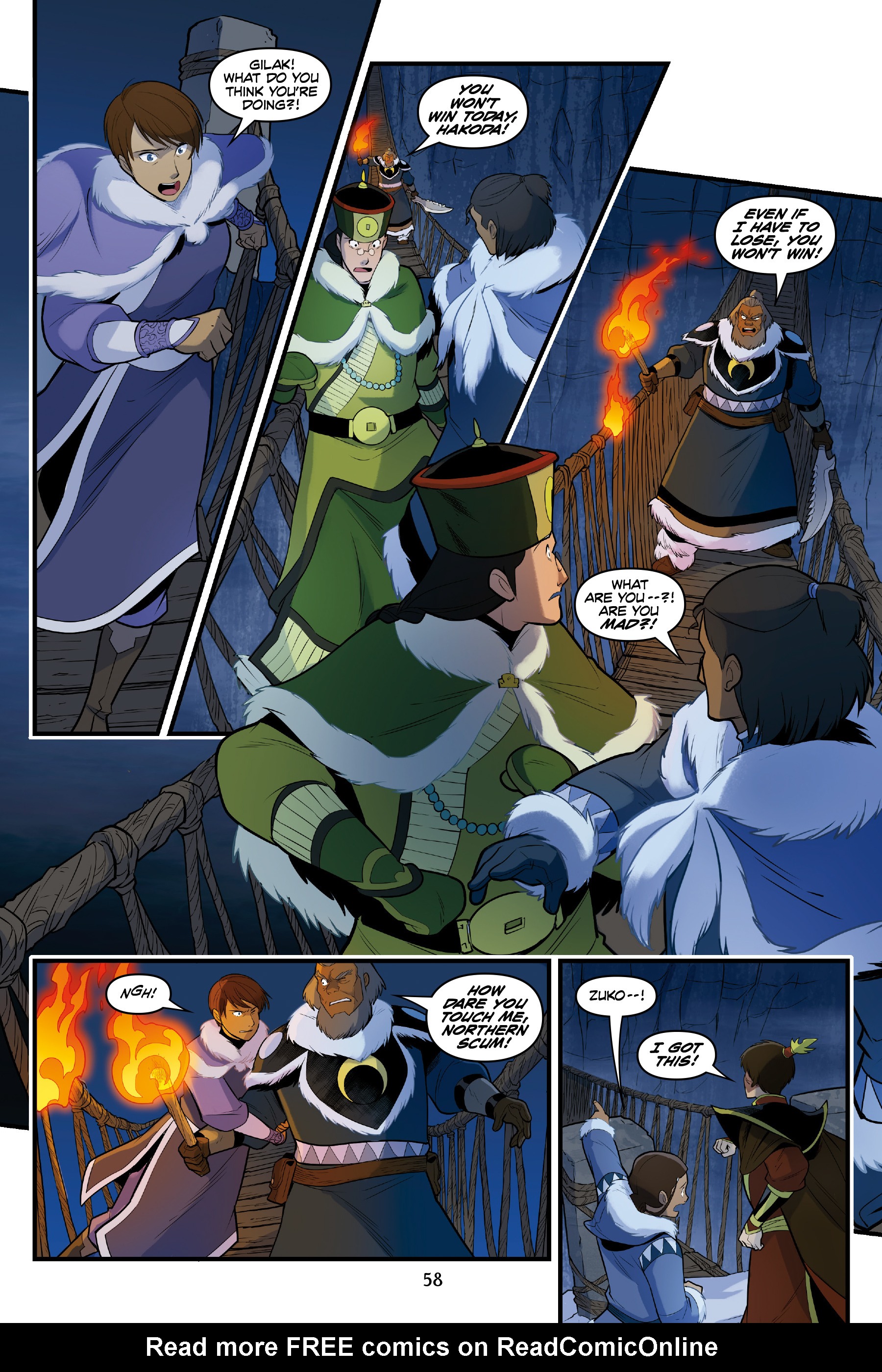 Read online Nickelodeon Avatar: The Last Airbender - North and South comic -  Issue #3 - 58