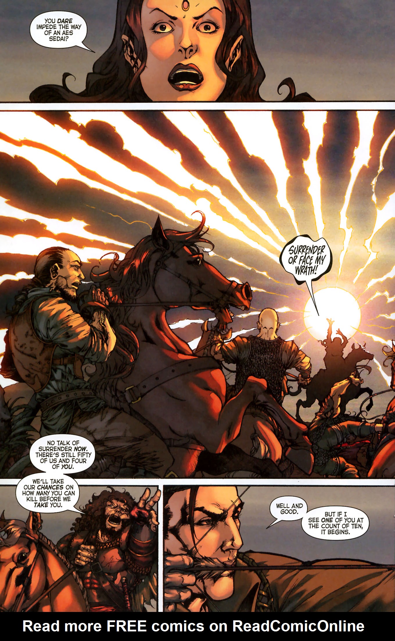 Read online Robert Jordan's The Wheel of Time: New Spring comic -  Issue #7 - 14