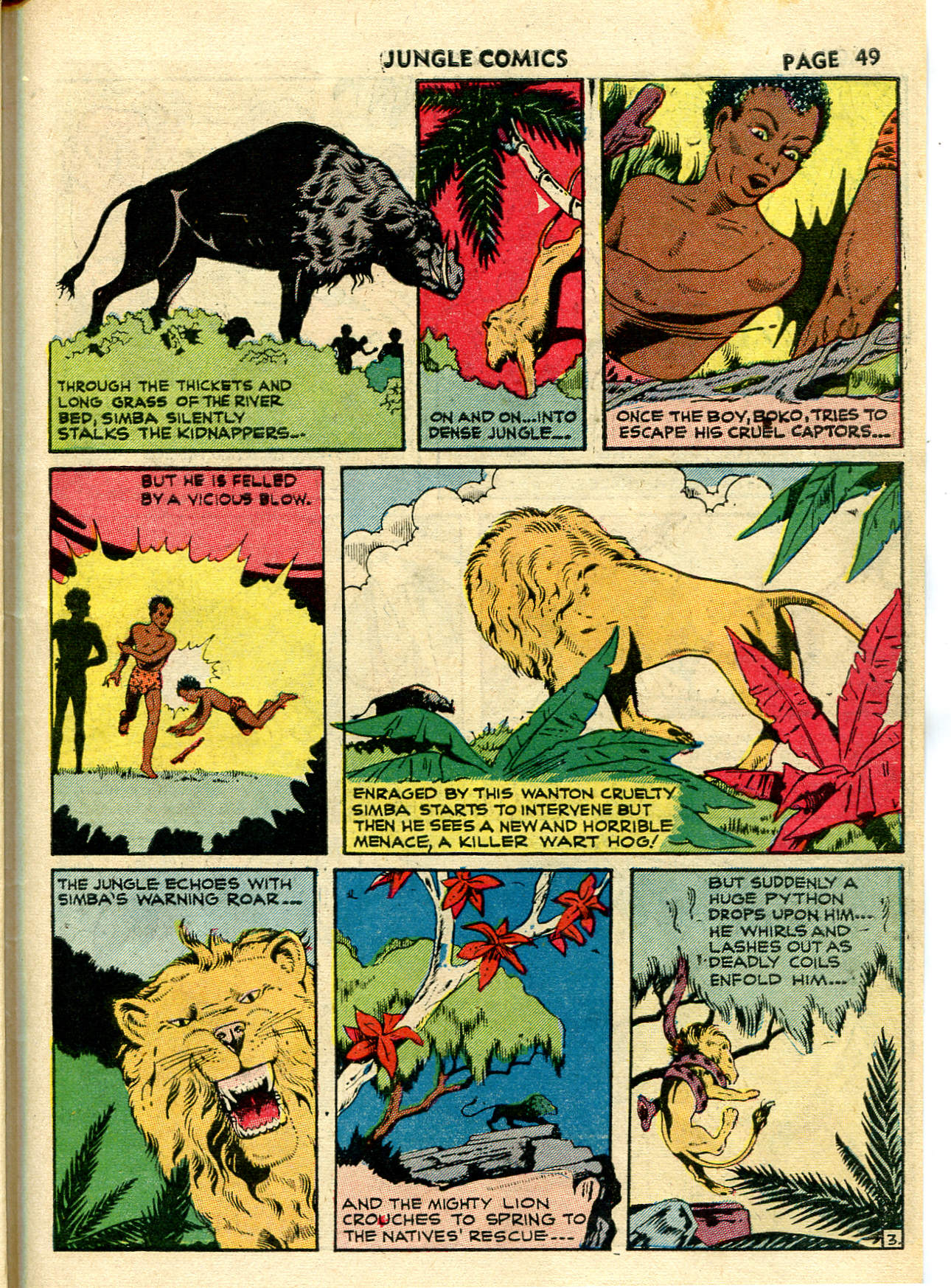 Read online Jungle Comics comic -  Issue #26 - 51