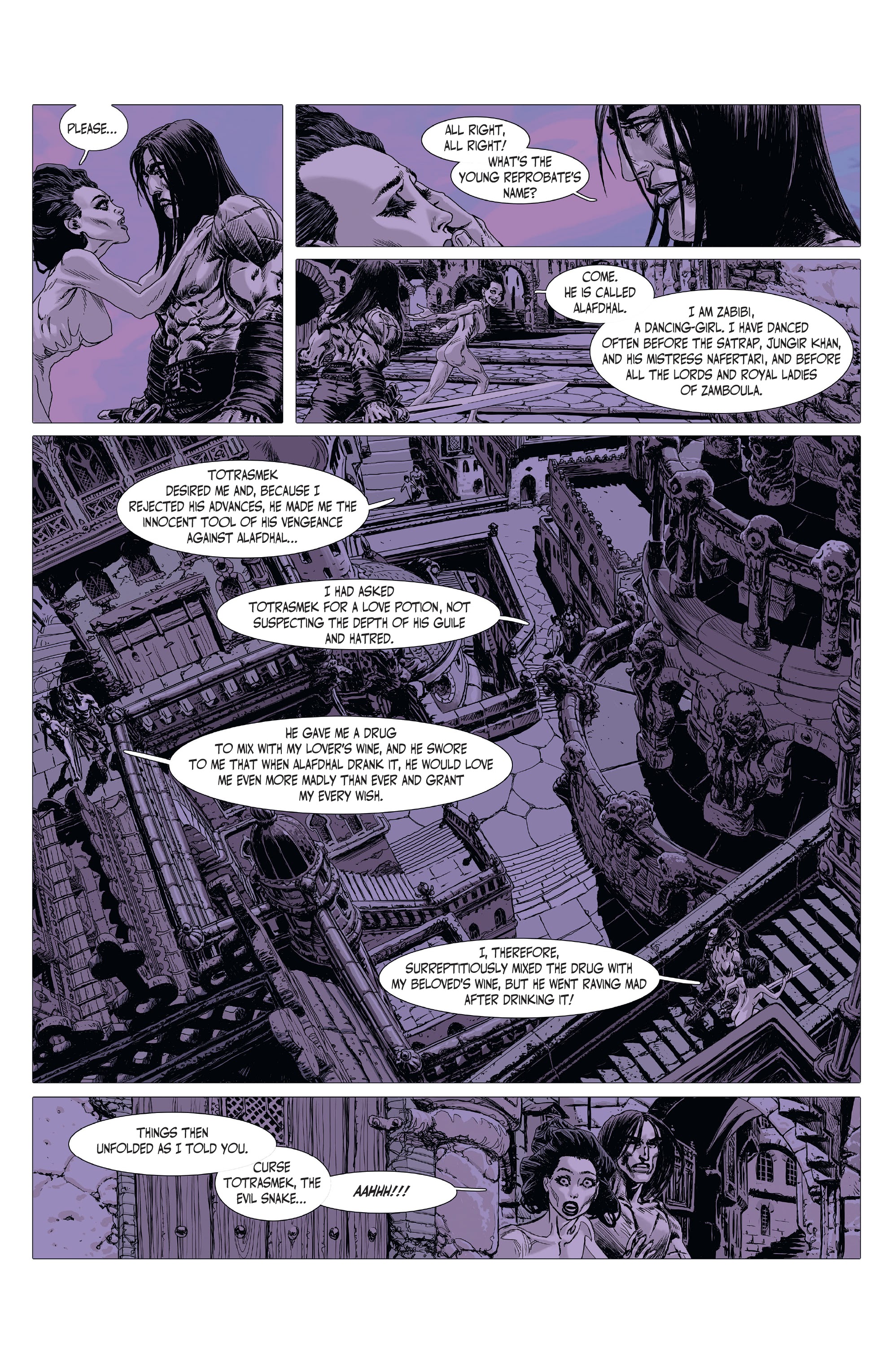 Read online The Cimmerian: The Man-Eaters Of Zamboula comic -  Issue #1 - 21