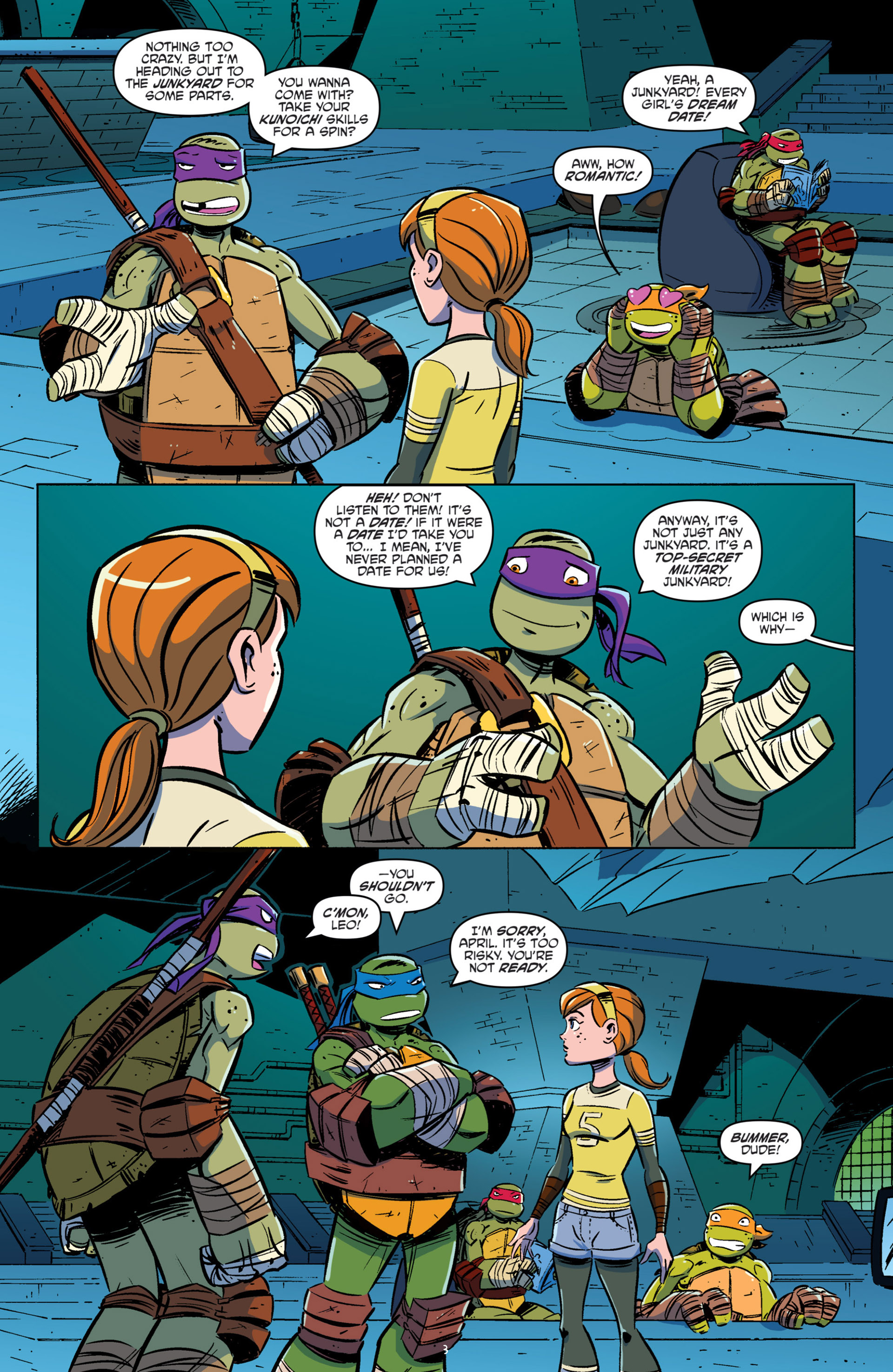 Read online Teenage Mutant Ninja Turtles New Animated Adventures comic -  Issue #1 - 5