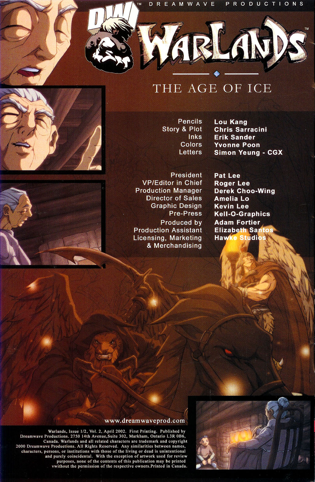 Read online Warlands: The Age of Ice comic -  Issue #0.5 - 2