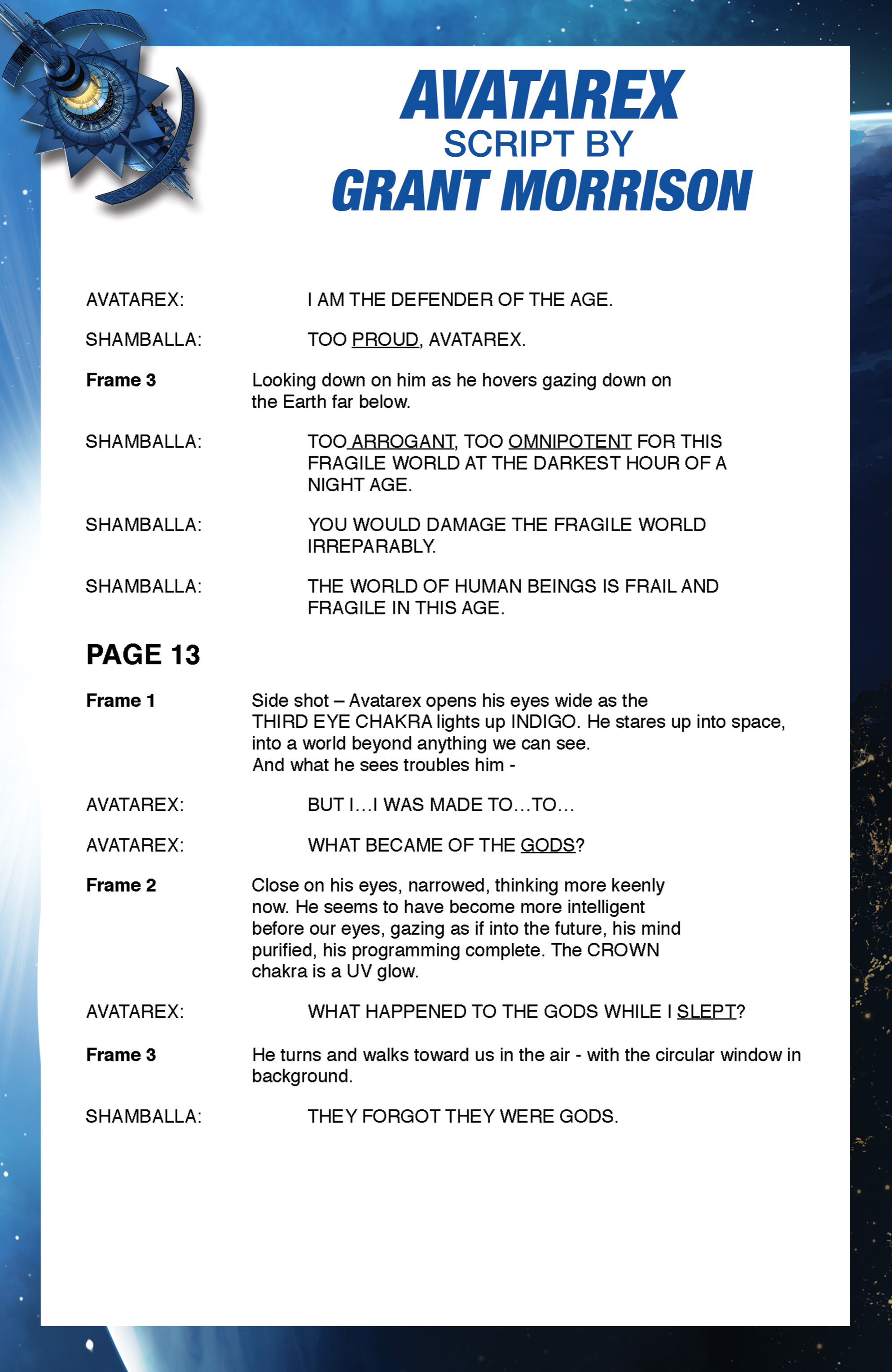 Read online Grant Morrison's Avatarex: Destroyer of Darkness comic -  Issue #1 - 36