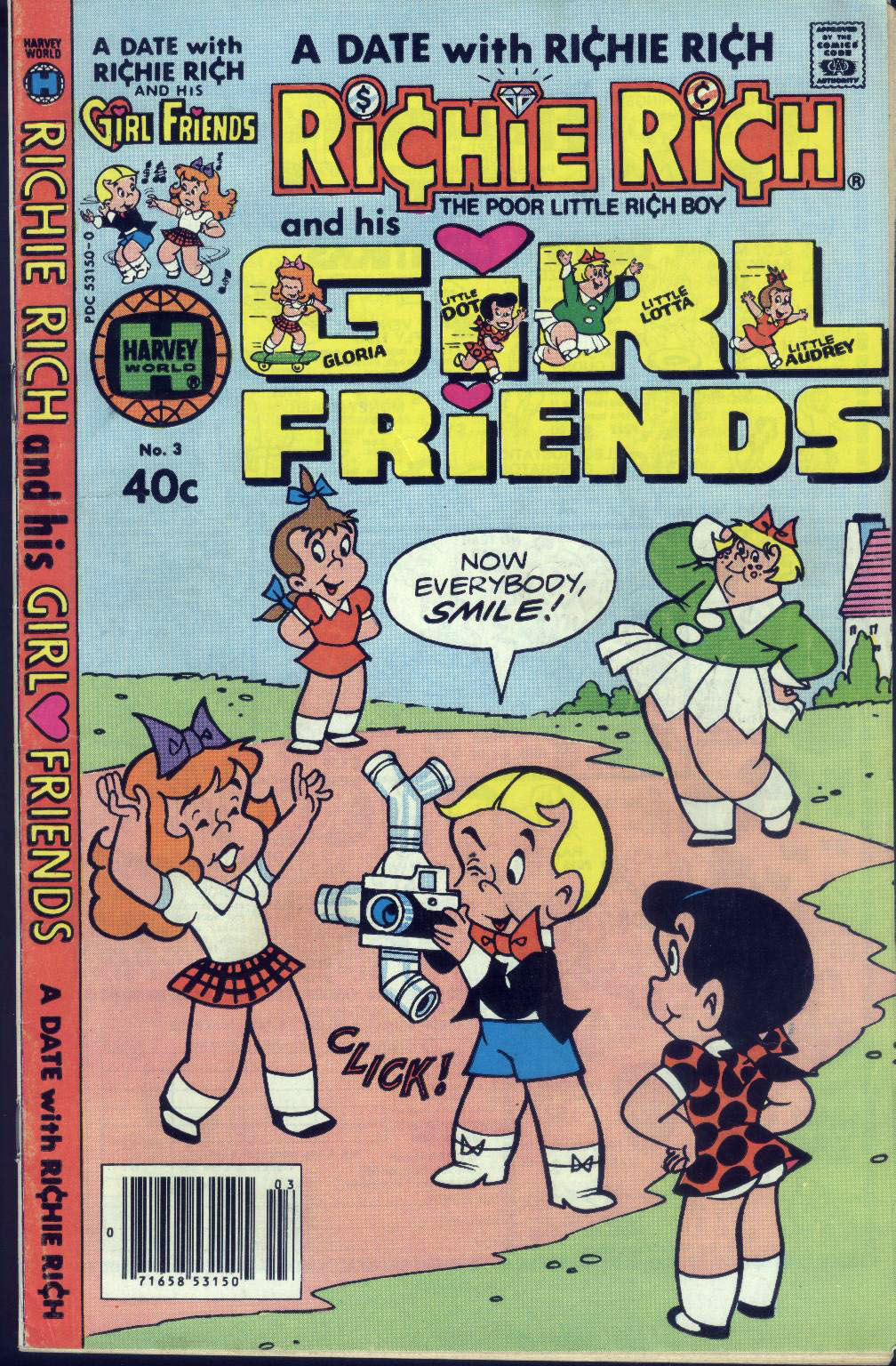 Read online Richie Rich & His Girl Friends comic -  Issue #3 - 1