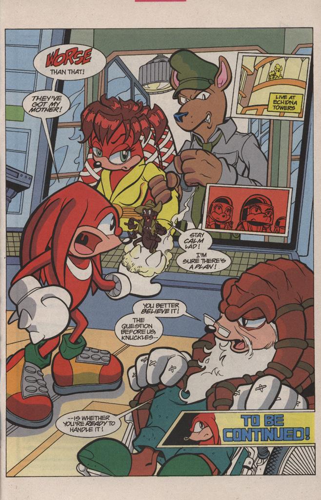 Read online Knuckles the Echidna comic -  Issue #5 - 31