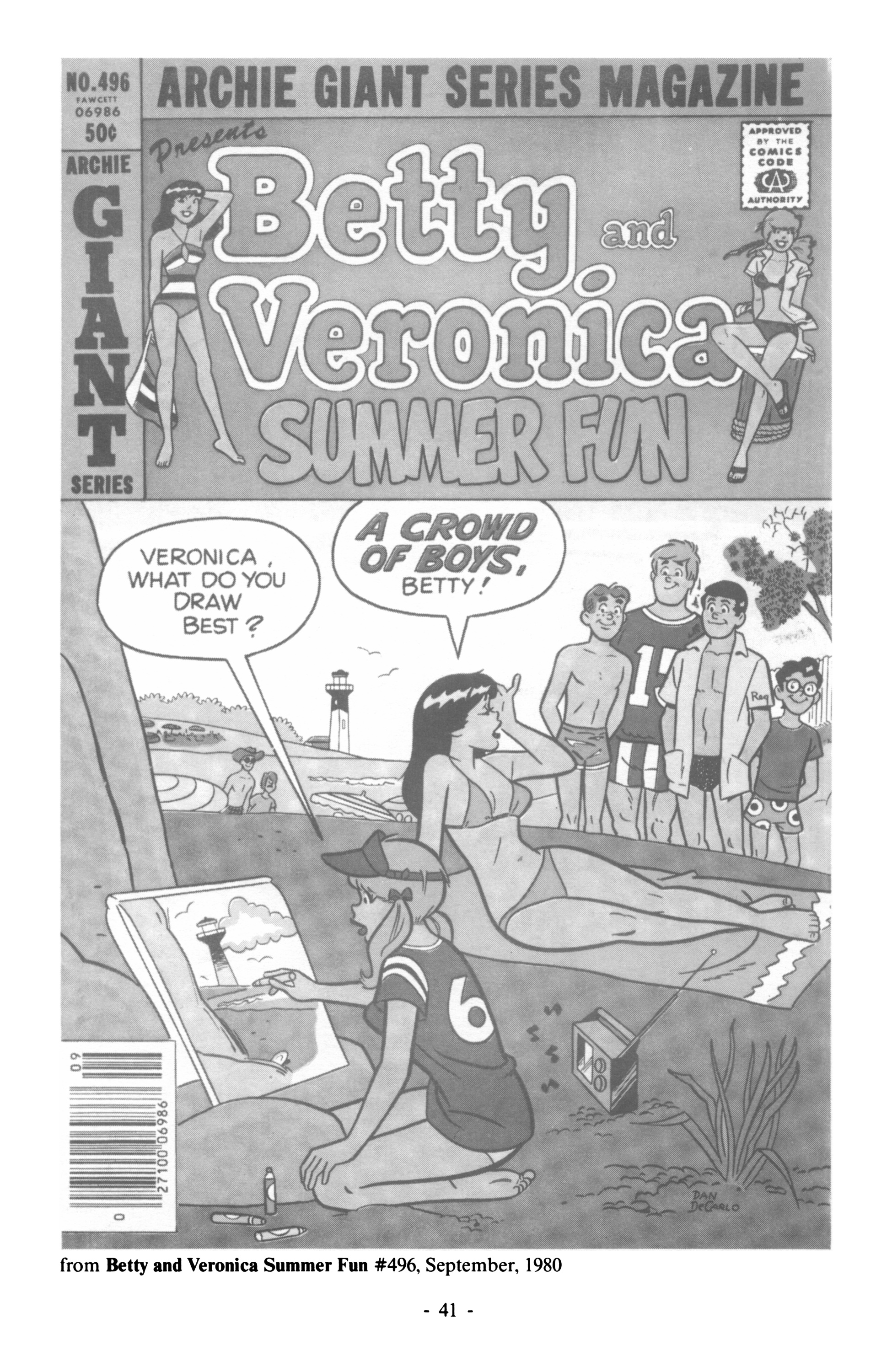 Read online Best of Betty and Veronica Summer Fun comic -  Issue # TPB (Part 1) - 58