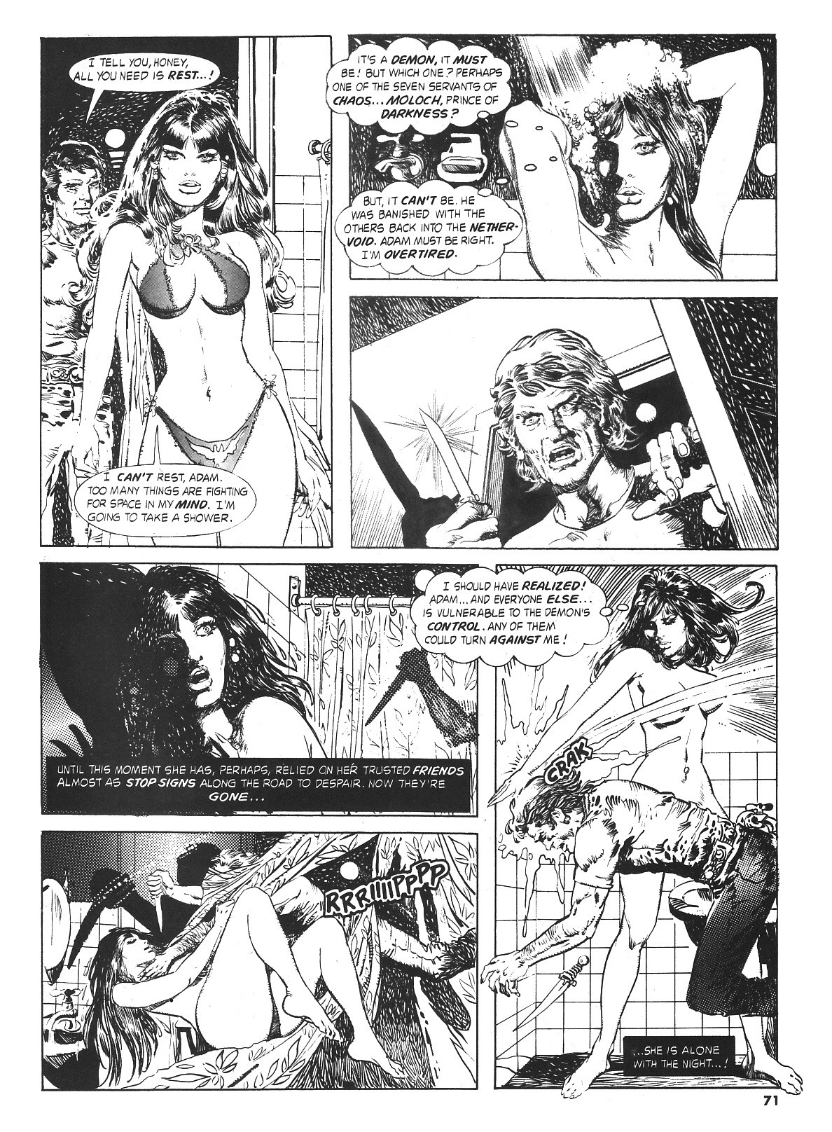Read online Vampirella (1969) comic -  Issue #64 - 71