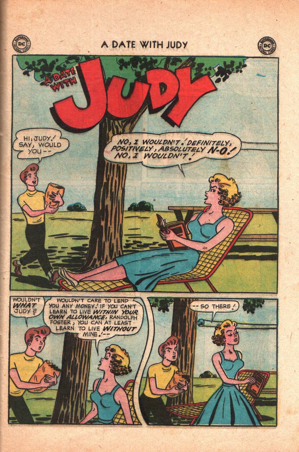 Read online A Date with Judy comic -  Issue #60 - 27
