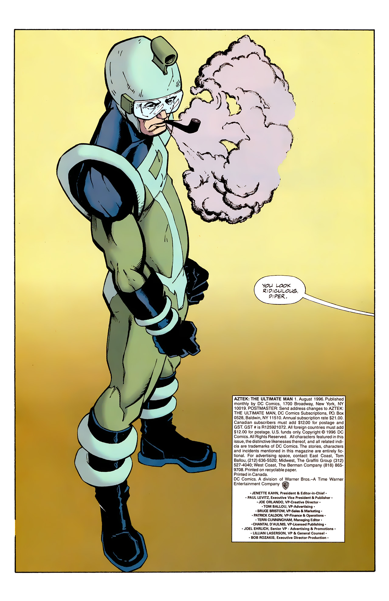 Read online Aztek: The Ultimate Man comic -  Issue #1 - 2