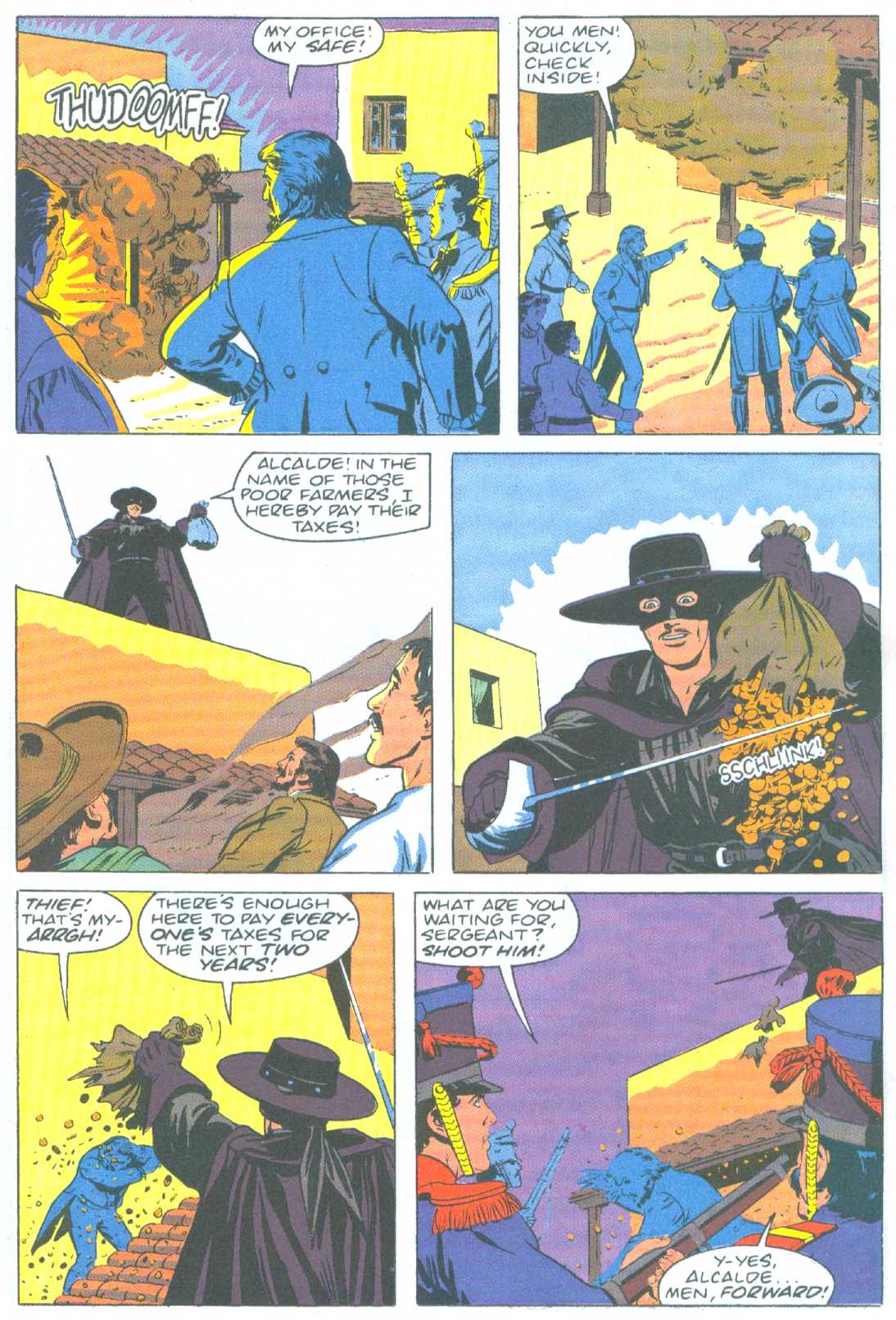 Read online Zorro (1990) comic -  Issue #6 - 9