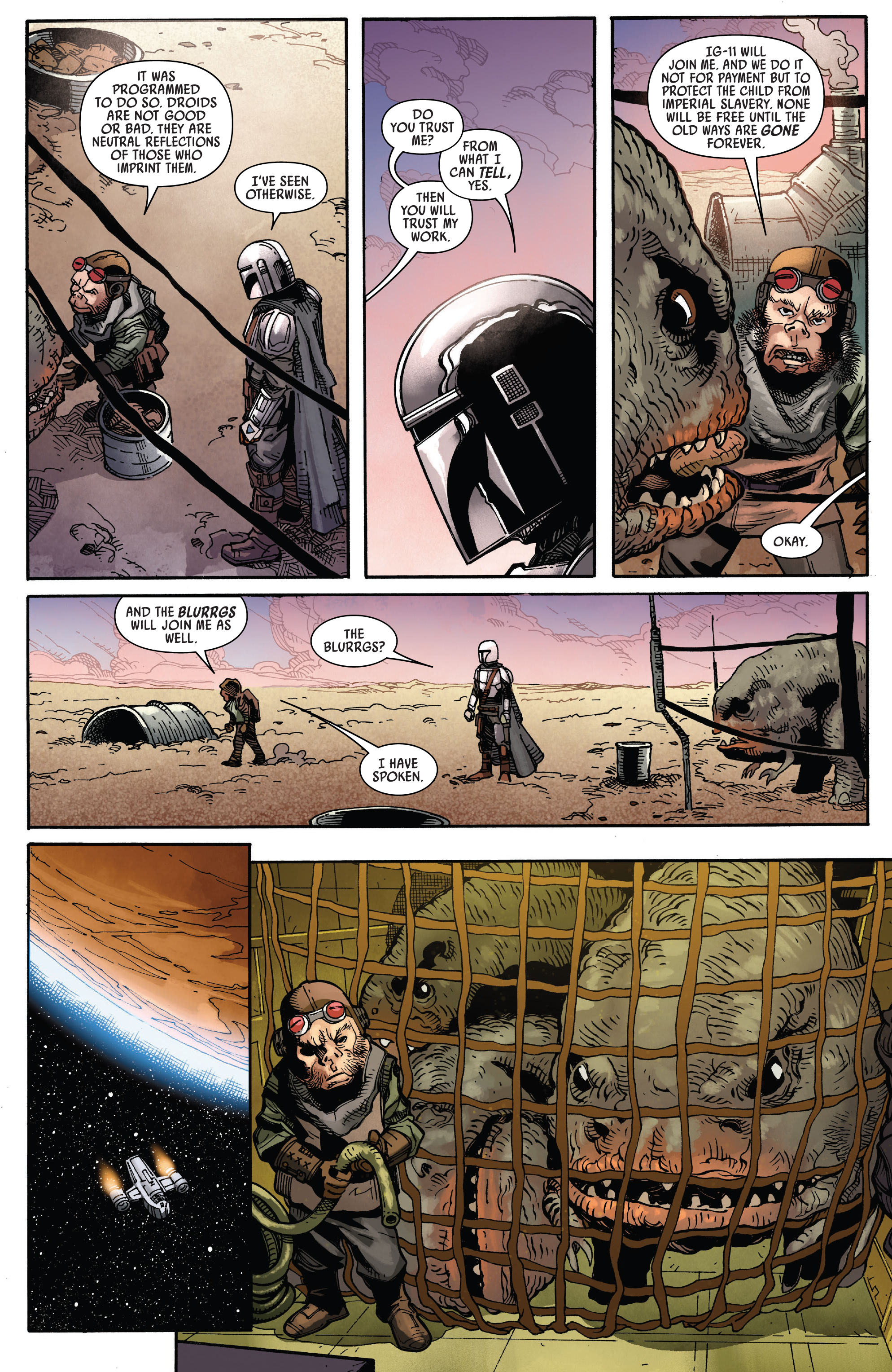 Read online Star Wars: The Mandalorian comic -  Issue #7 - 12