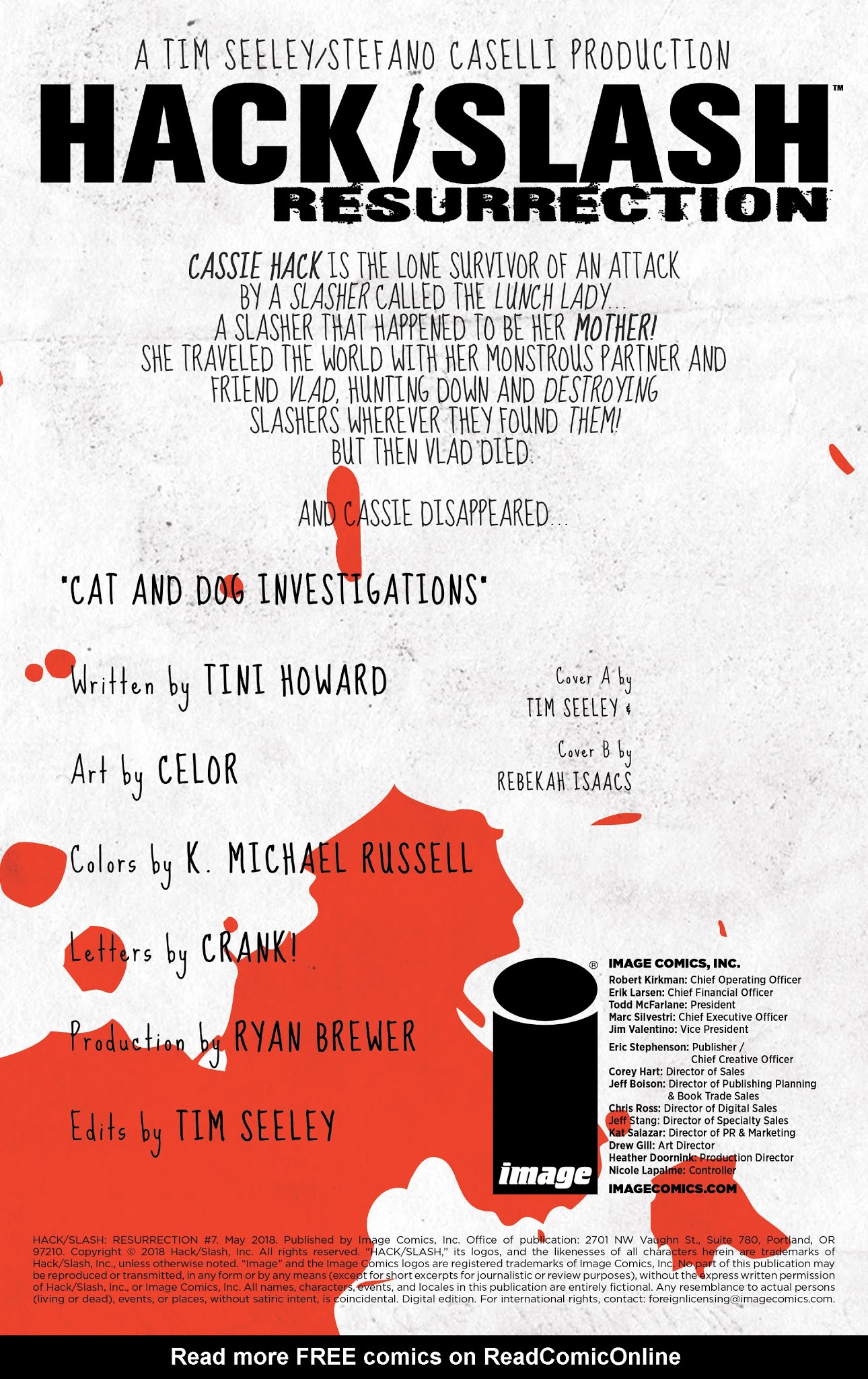 Read online Hack/Slash: Resurrection comic -  Issue #7 - 2