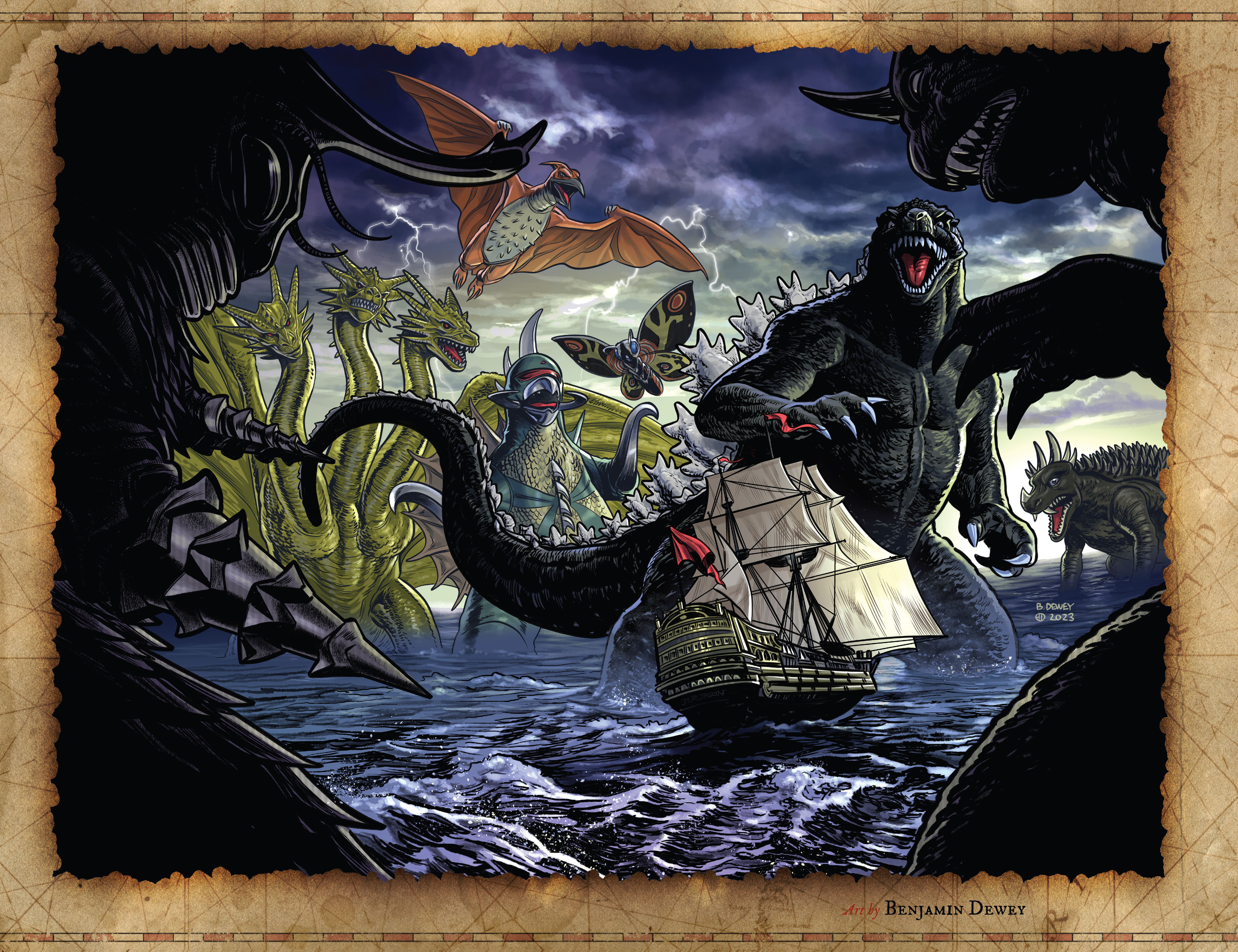 Read online Godzilla: Here There Be Dragons comic -  Issue #1 - 26
