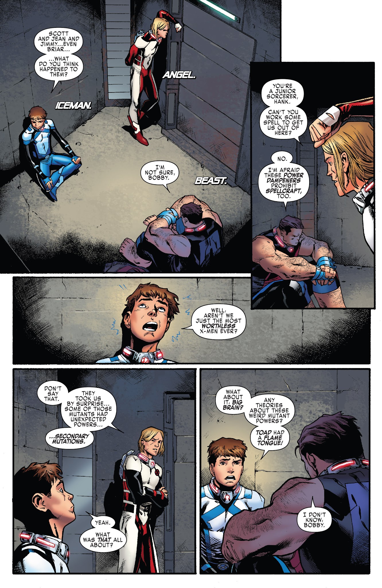 Read online X-Men: Blue comic -  Issue #8 - 9
