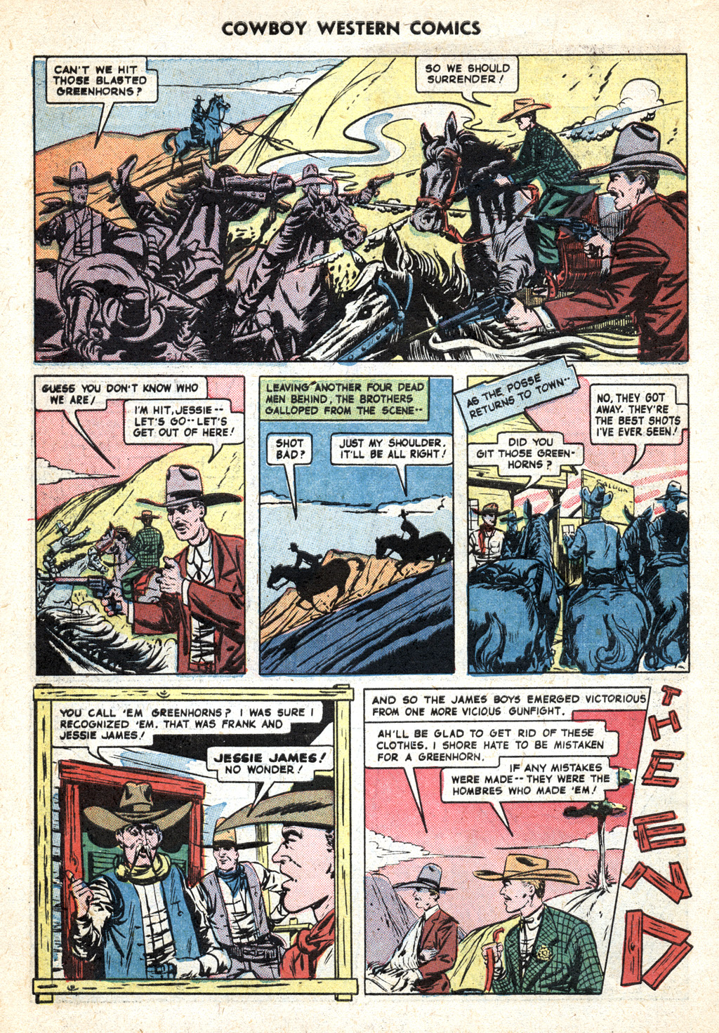 Read online Cowboy Western Comics (1948) comic -  Issue #32 - 6