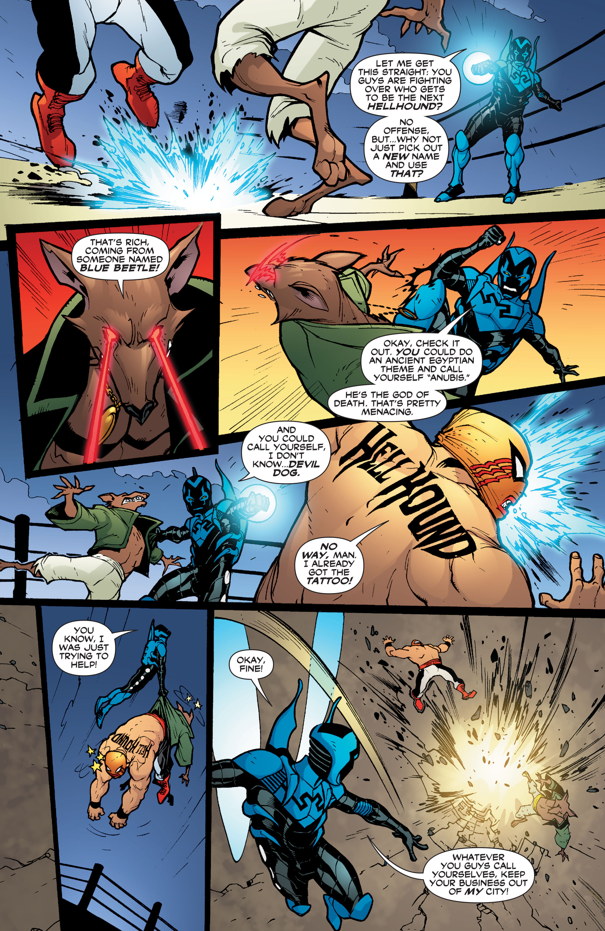 Read online Blue Beetle (2006) comic -  Issue #29 - 7